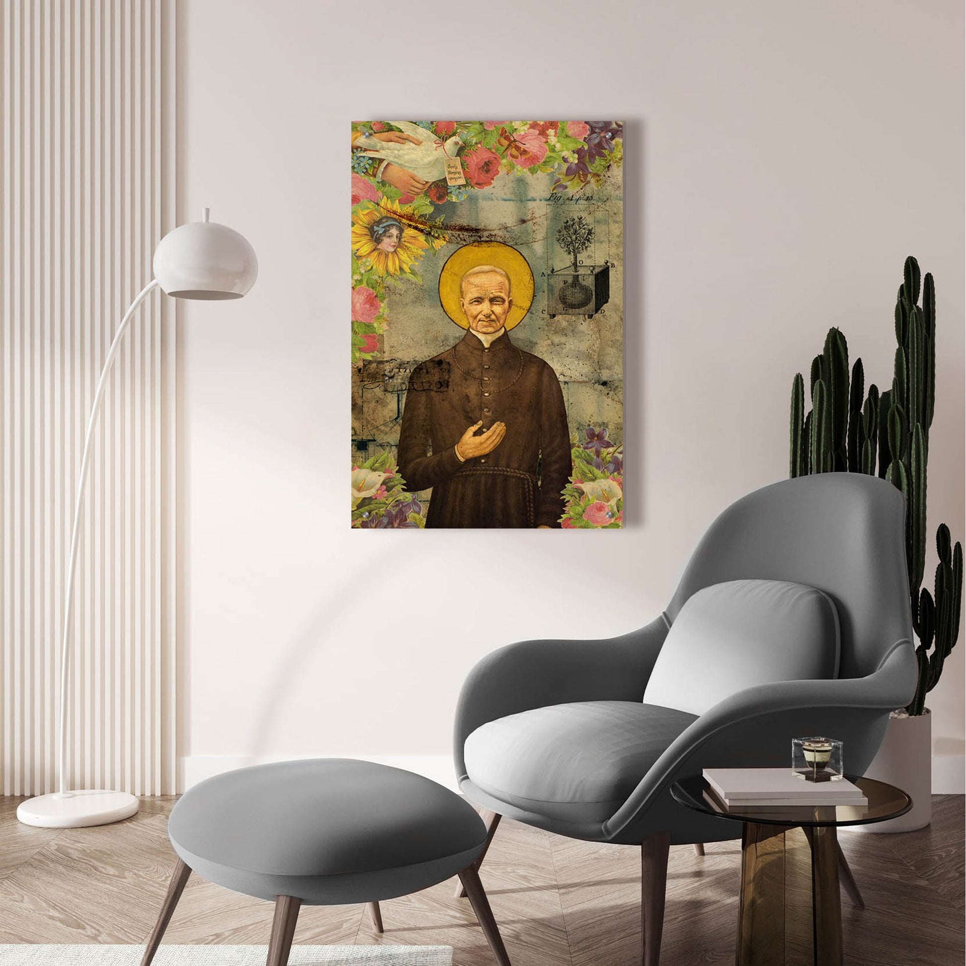 Epic Art 'The Holy Father' by Elo Marc, Acrylic Glass Wall Art,24x36