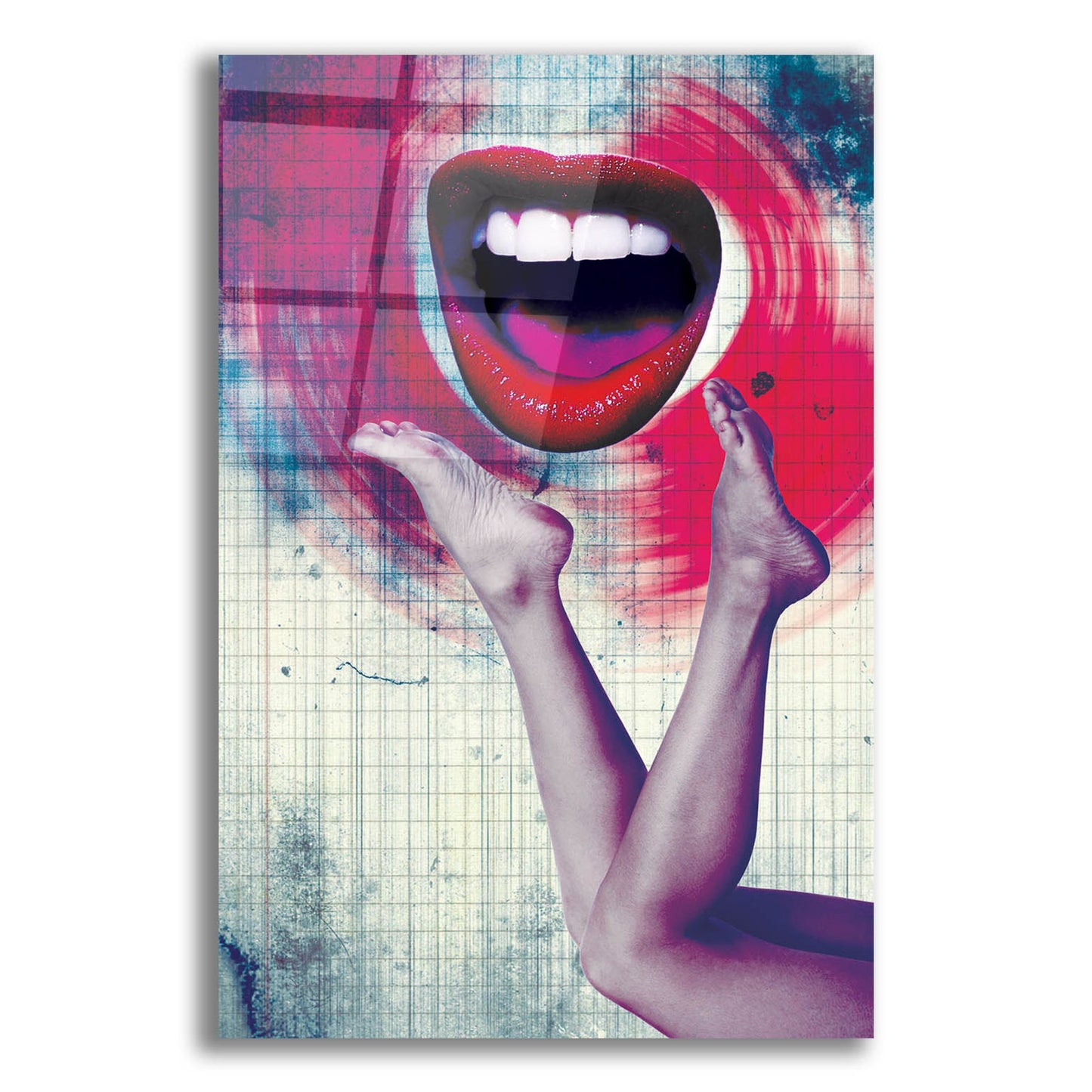 Epic Art 'Bla Bla Bla' by Elo Marc, Acrylic Glass Wall Art,12x16