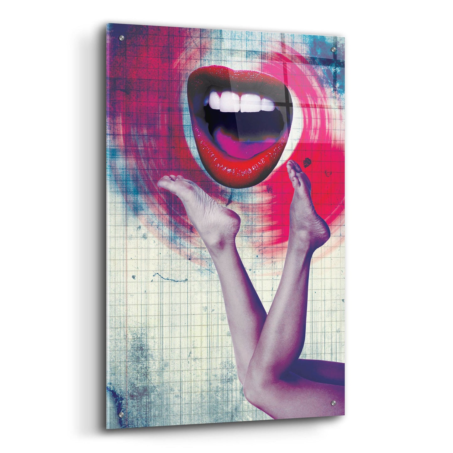 Epic Art 'Bla Bla Bla' by Elo Marc, Acrylic Glass Wall Art,24x36