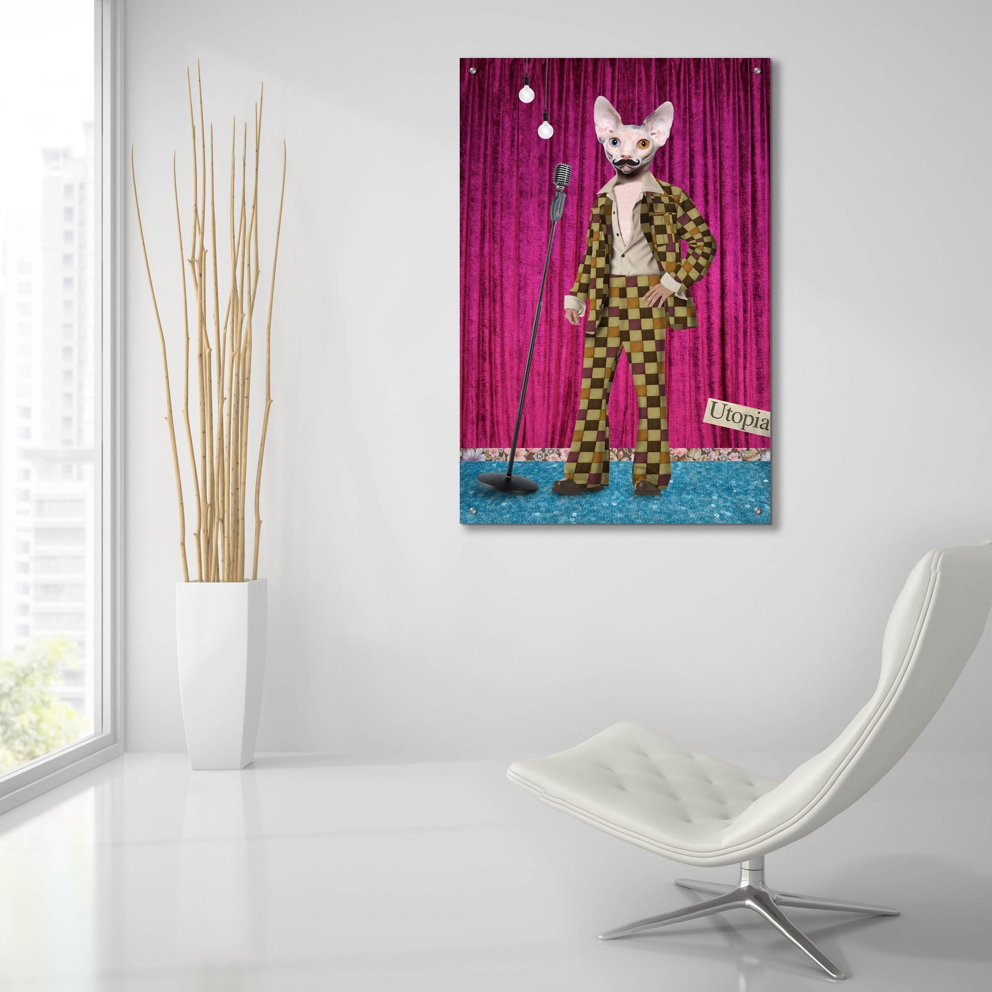 Epic Art 'Boogie Nights' by Elo Marc, Acrylic Glass Wall Art,24x36