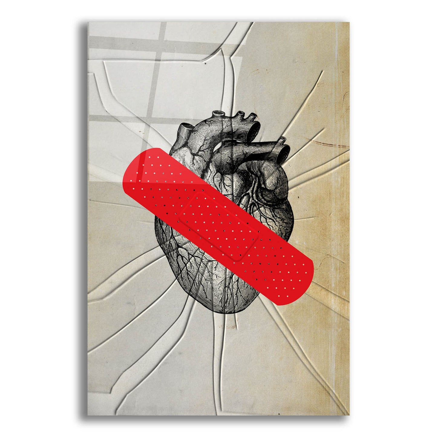 Epic Art 'First Aid' by Elo Marc, Acrylic Glass Wall Art,12x16