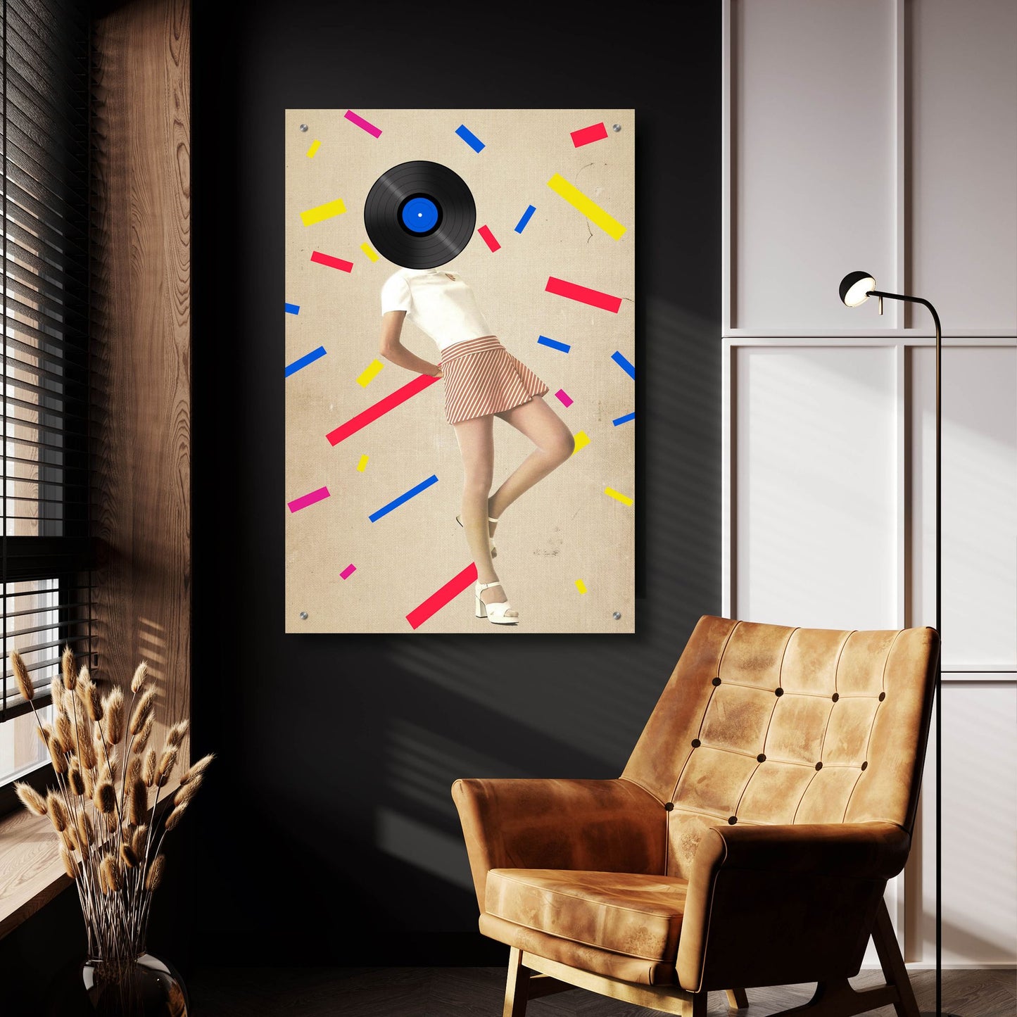 Epic Art 'The Party Never Ends' by Elo Marc, Acrylic Glass Wall Art,24x36