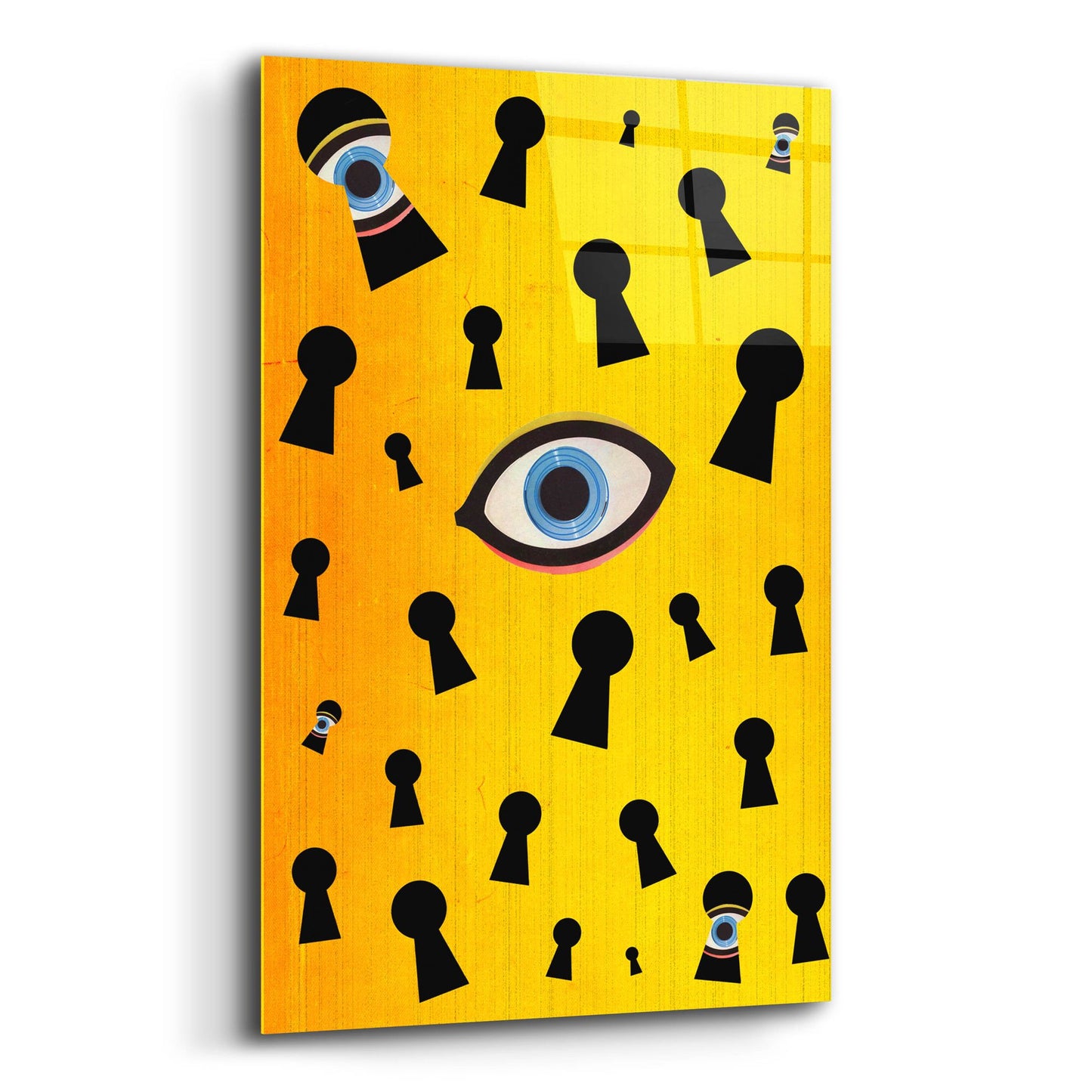 Epic Art 'They Are Watching' by Elo Marc, Acrylic Glass Wall Art,12x16