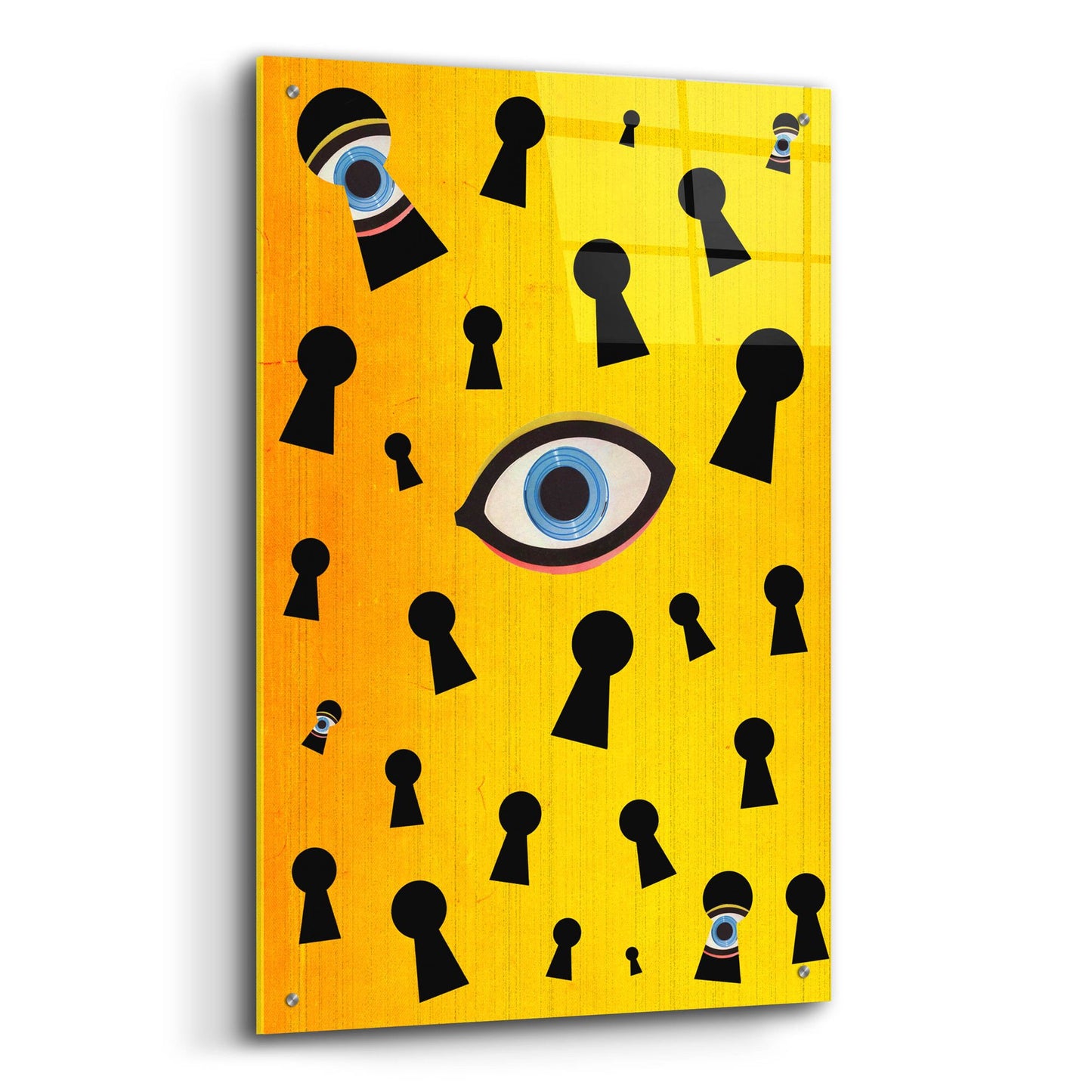 Epic Art 'They Are Watching' by Elo Marc, Acrylic Glass Wall Art,24x36