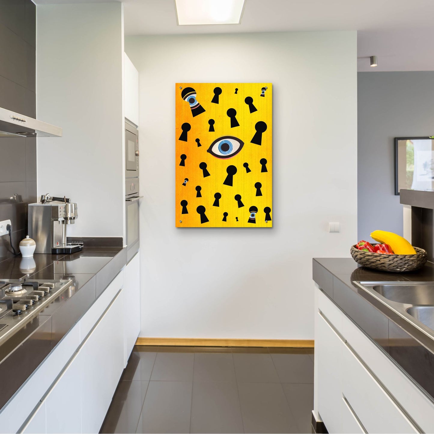 Epic Art 'They Are Watching' by Elo Marc, Acrylic Glass Wall Art,24x36