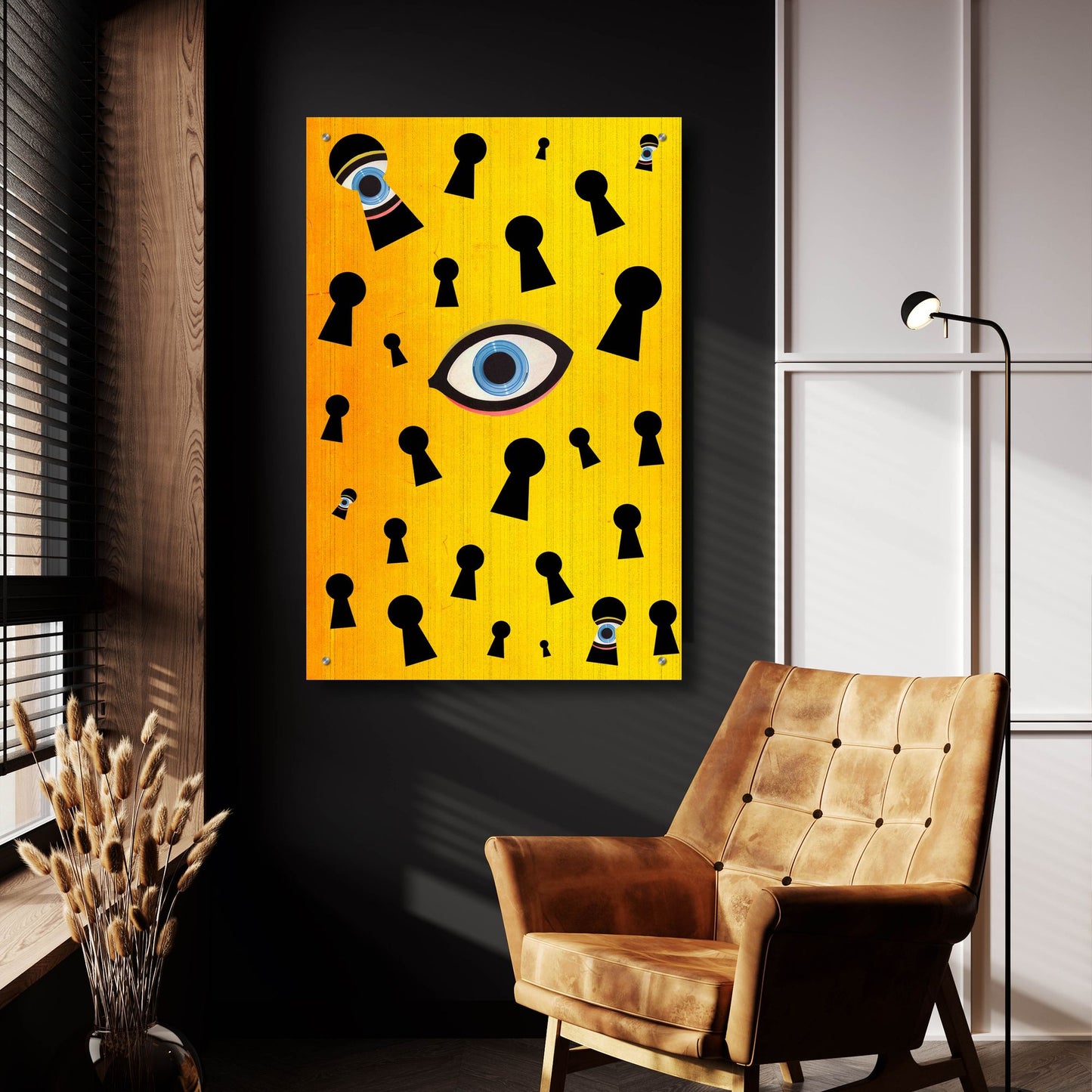 Epic Art 'They Are Watching' by Elo Marc, Acrylic Glass Wall Art,24x36