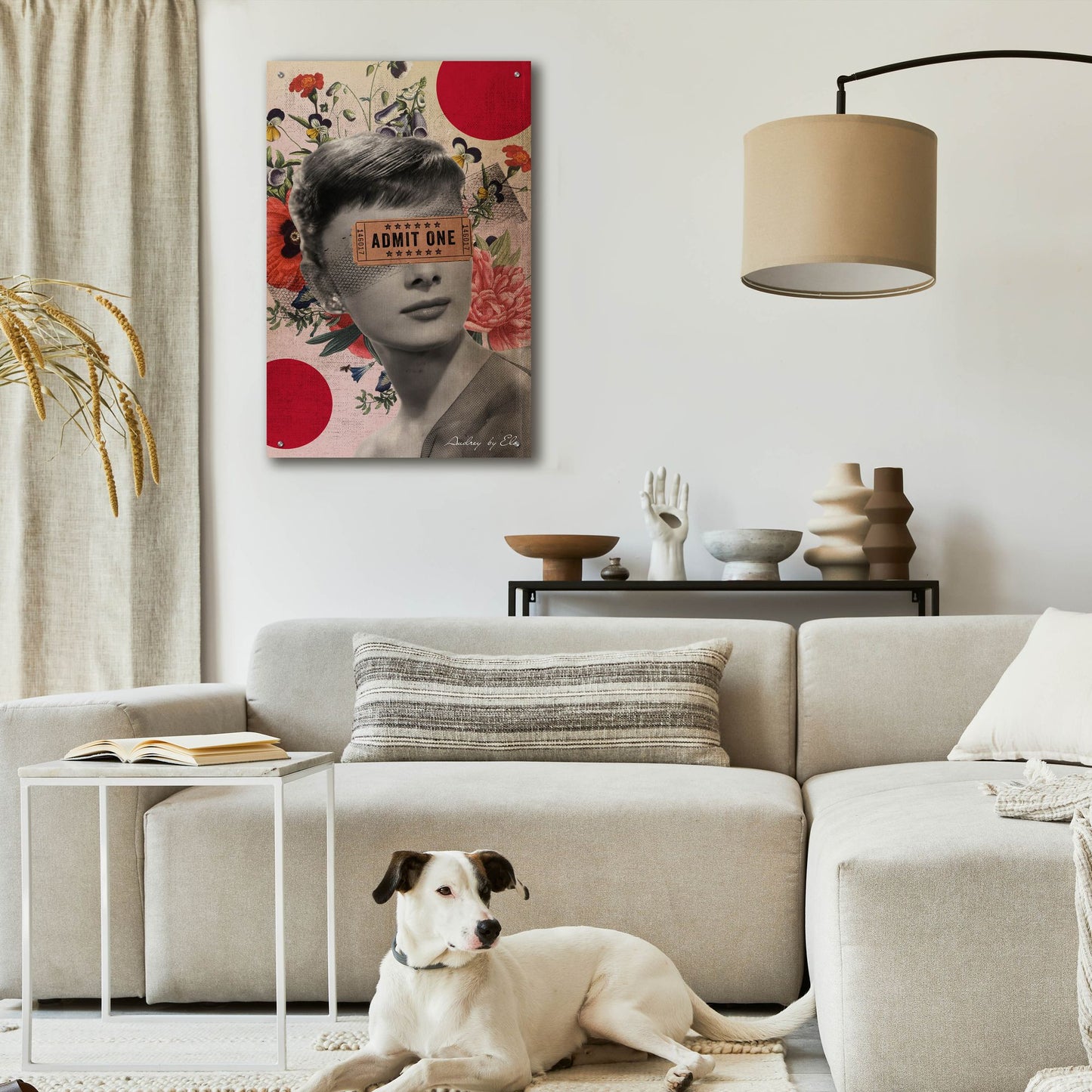 Epic Art 'Audrey' by Elo Marc, Acrylic Glass Wall Art,24x36