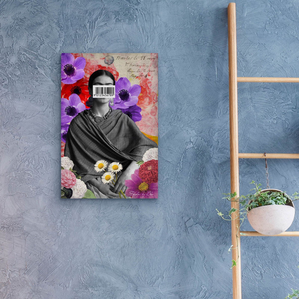 Epic Art 'Frida' by Elo Marc, Acrylic Glass Wall Art,16x24