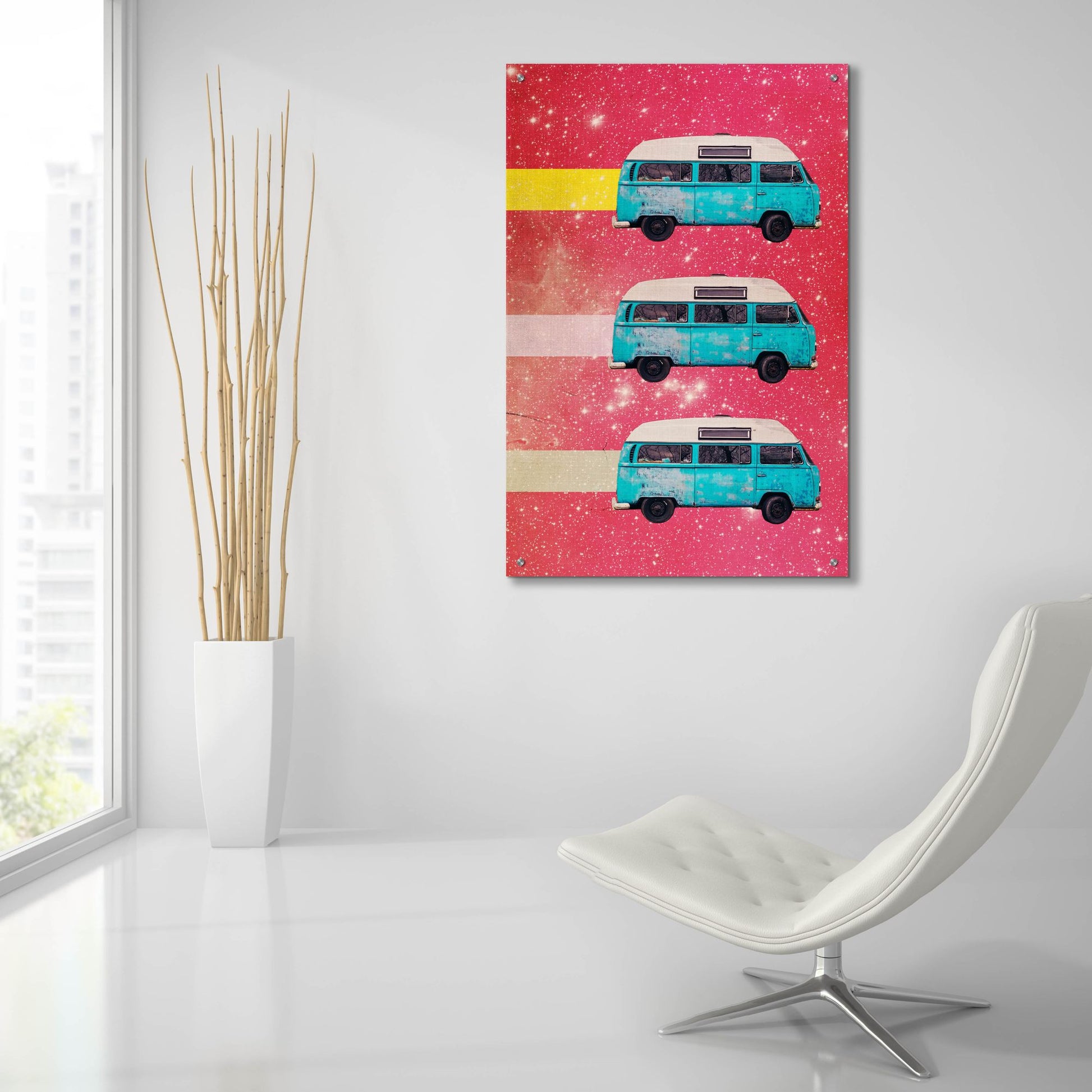 Epic Art 'Off We Go' by Elo Marc, Acrylic Glass Wall Art,24x36