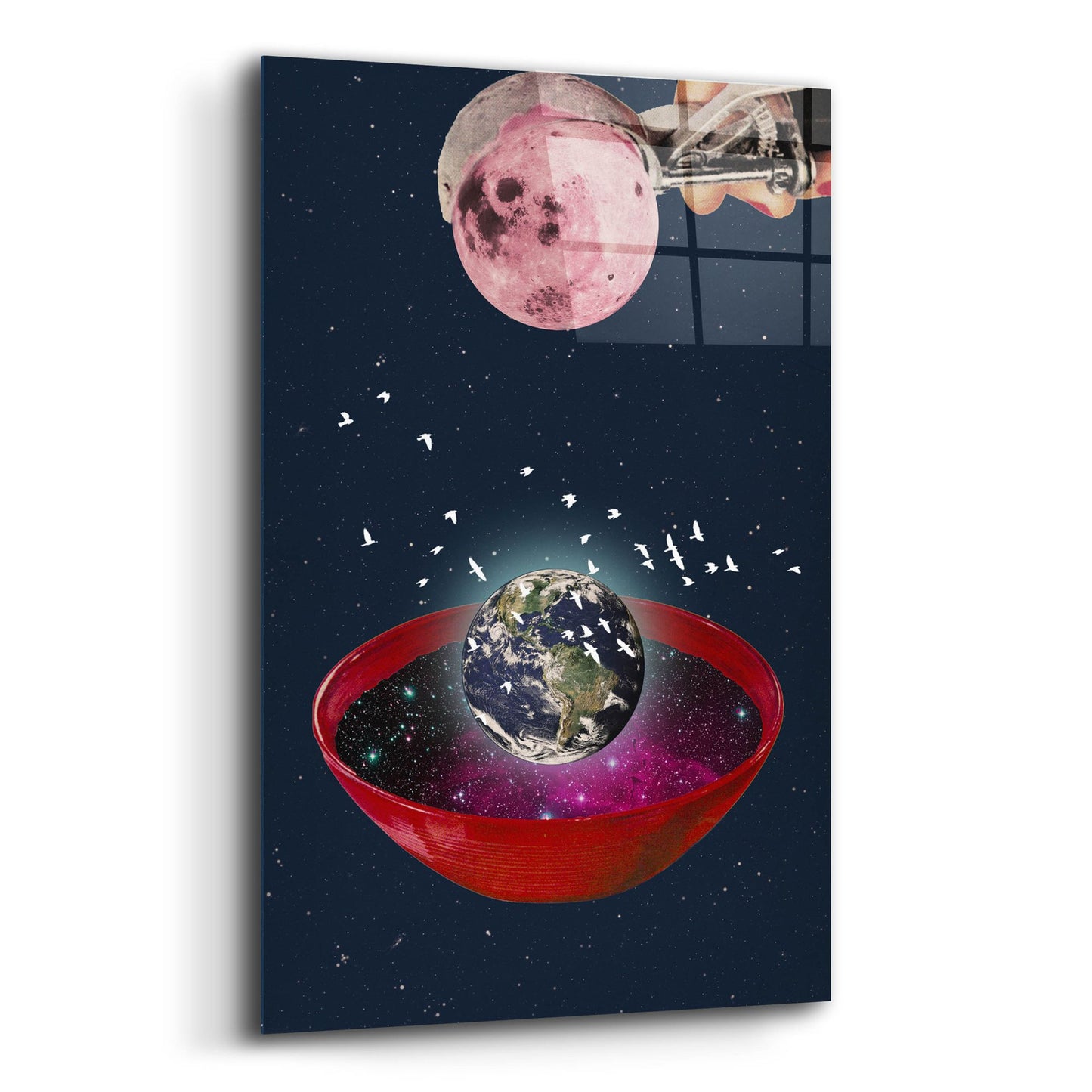 Epic Art 'The Creation of the Universe' by Elo Marc, Acrylic Glass Wall Art,12x16