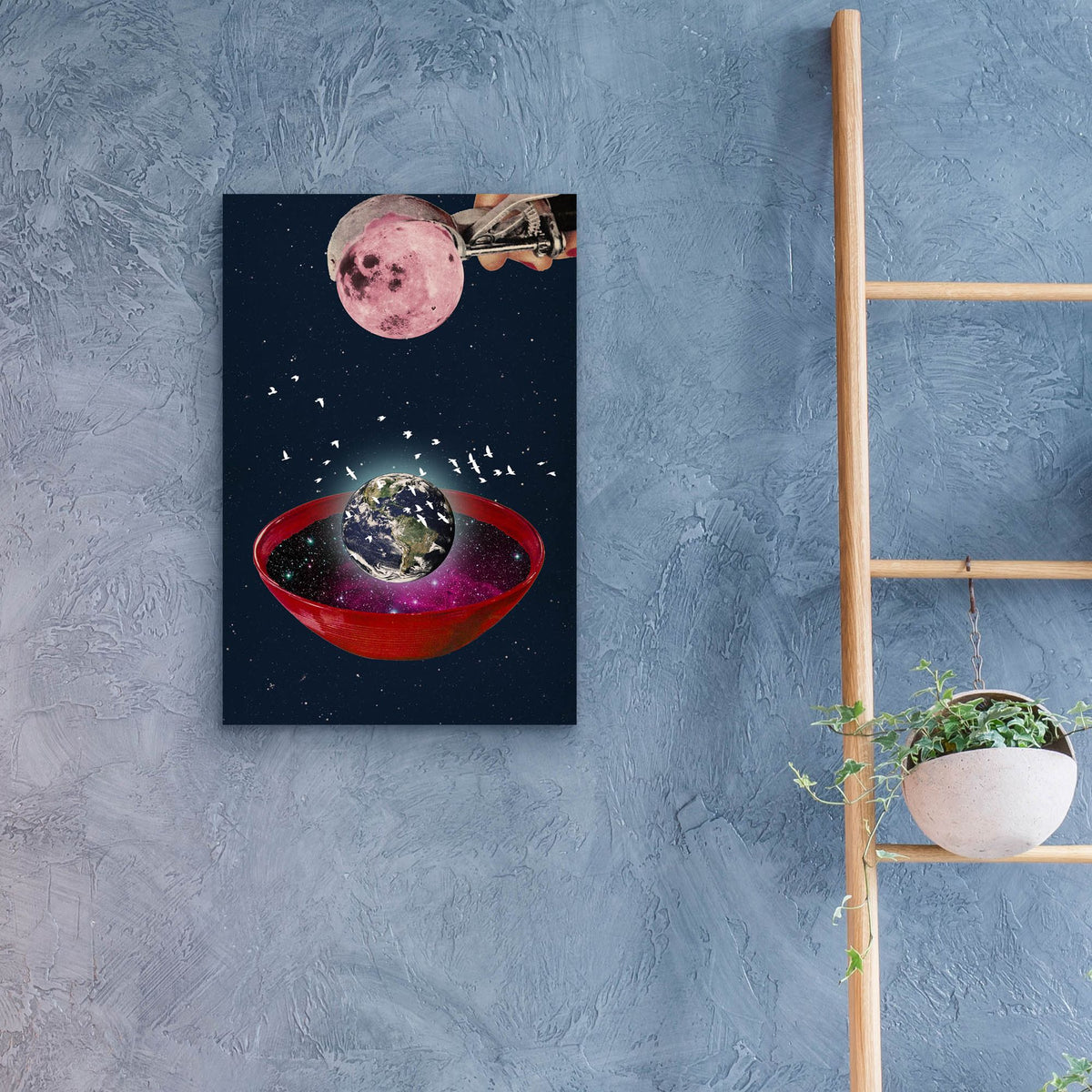 Epic Art 'The Creation of the Universe' by Elo Marc, Acrylic Glass Wall Art,16x24