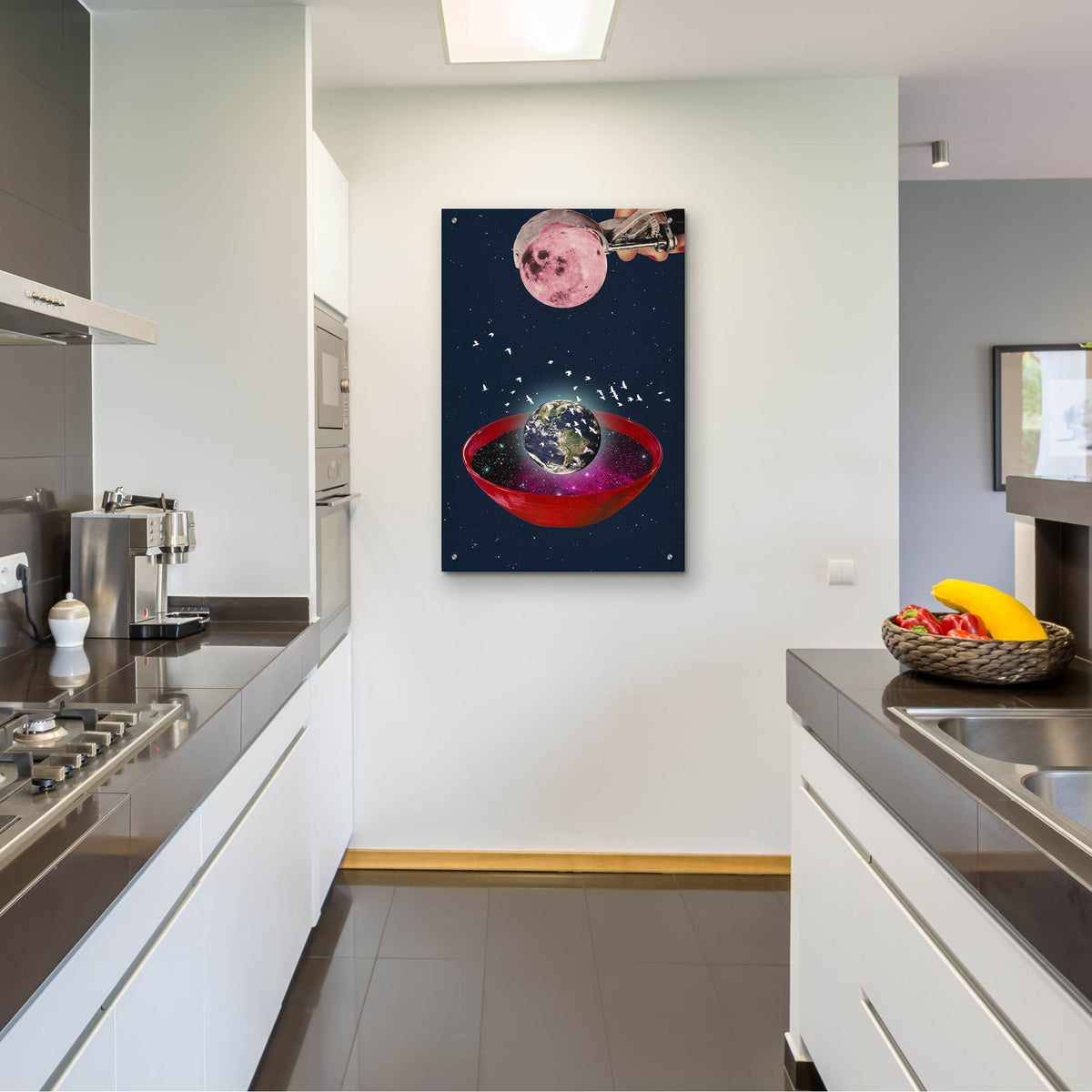 Epic Art 'The Creation of the Universe' by Elo Marc, Acrylic Glass Wall Art,24x36