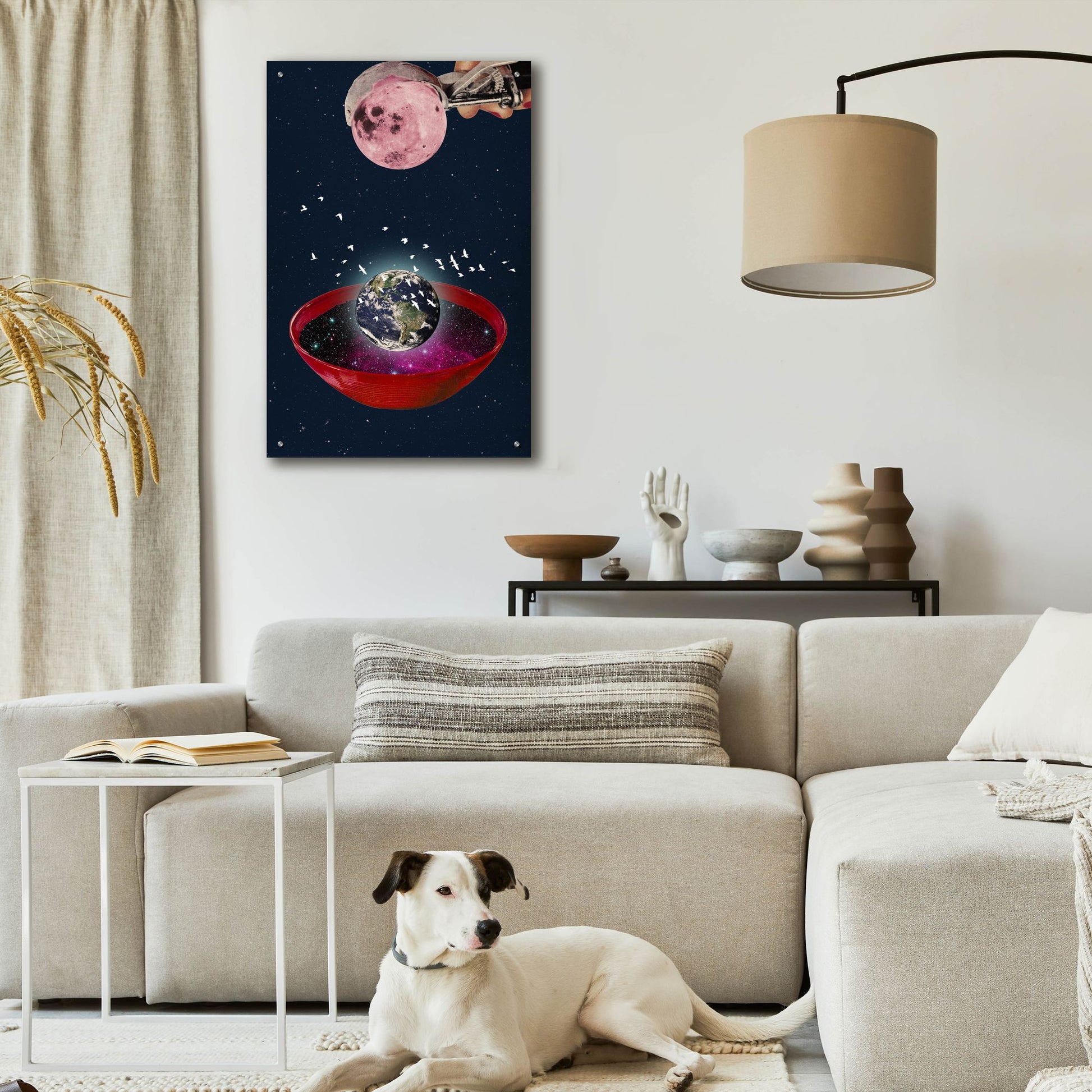 Epic Art 'The Creation of the Universe' by Elo Marc, Acrylic Glass Wall Art,24x36