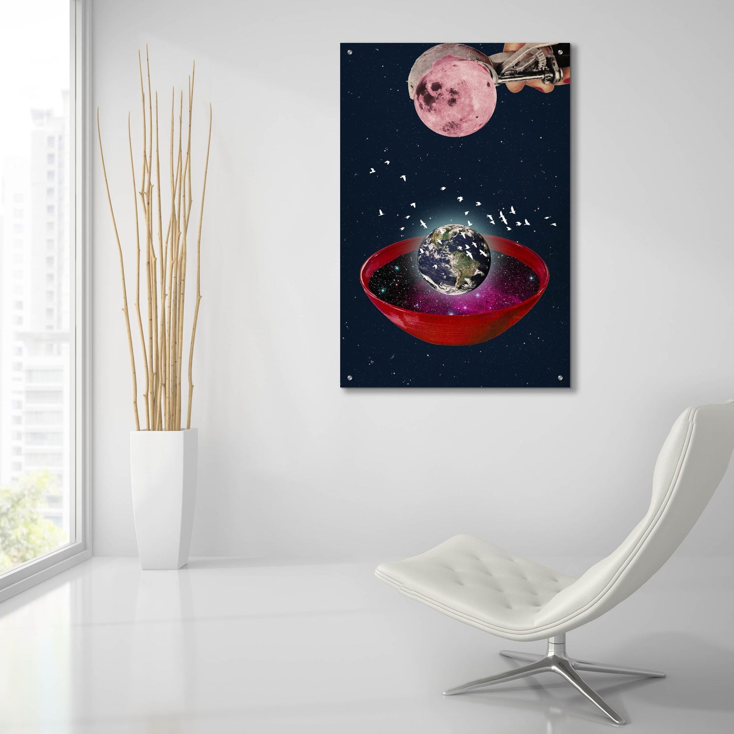 Epic Art 'The Creation of the Universe' by Elo Marc, Acrylic Glass Wall Art,24x36