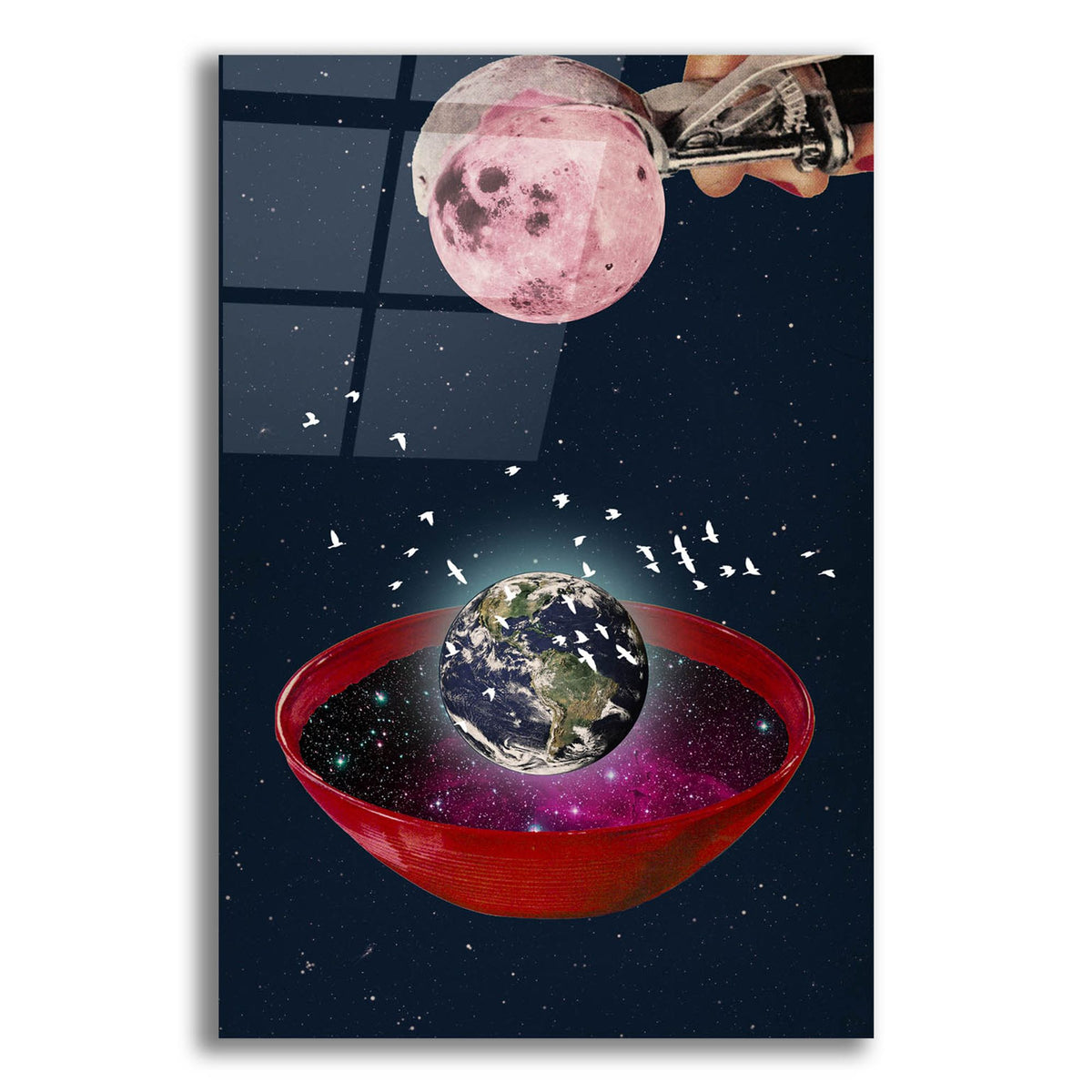 Epic Art 'The Creation of the Universe' by Elo Marc, Acrylic Glass Wall Art