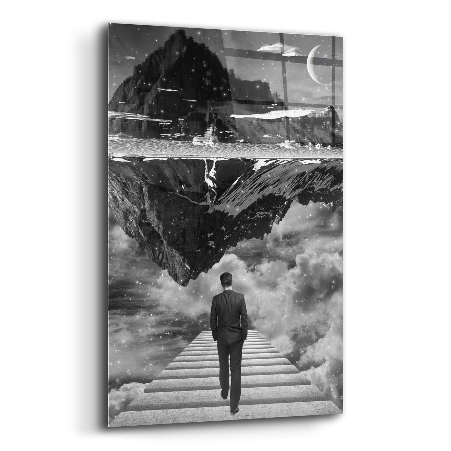 Epic Art 'Wandering' by Elo Marc, Acrylic Glass Wall Art,12x16