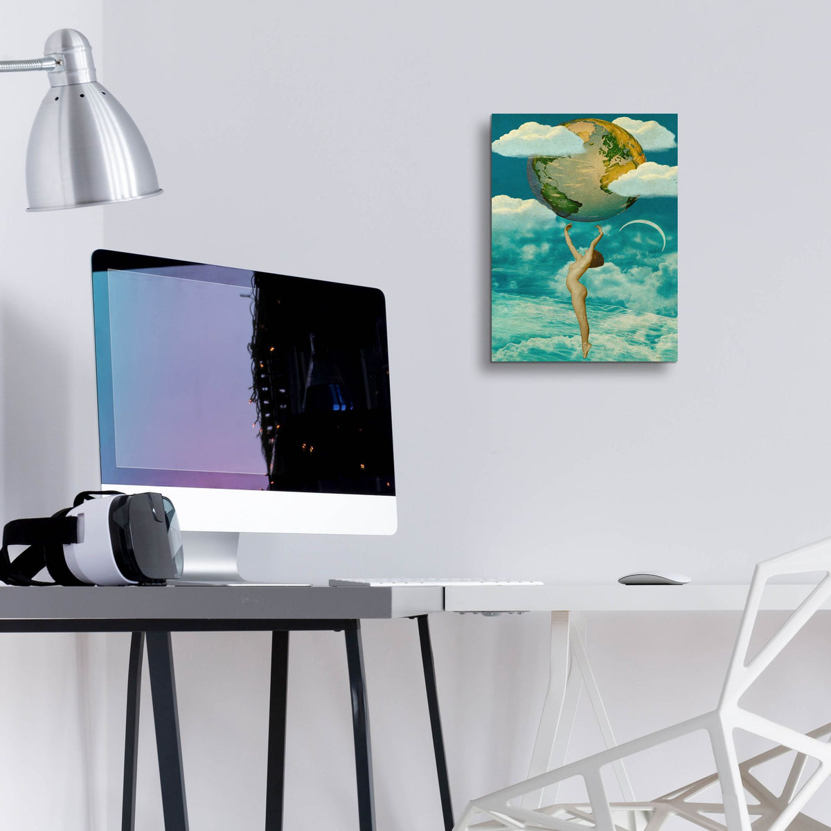 Epic Art 'Unashamed' by Elo Marc, Acrylic Glass Wall Art,12x16