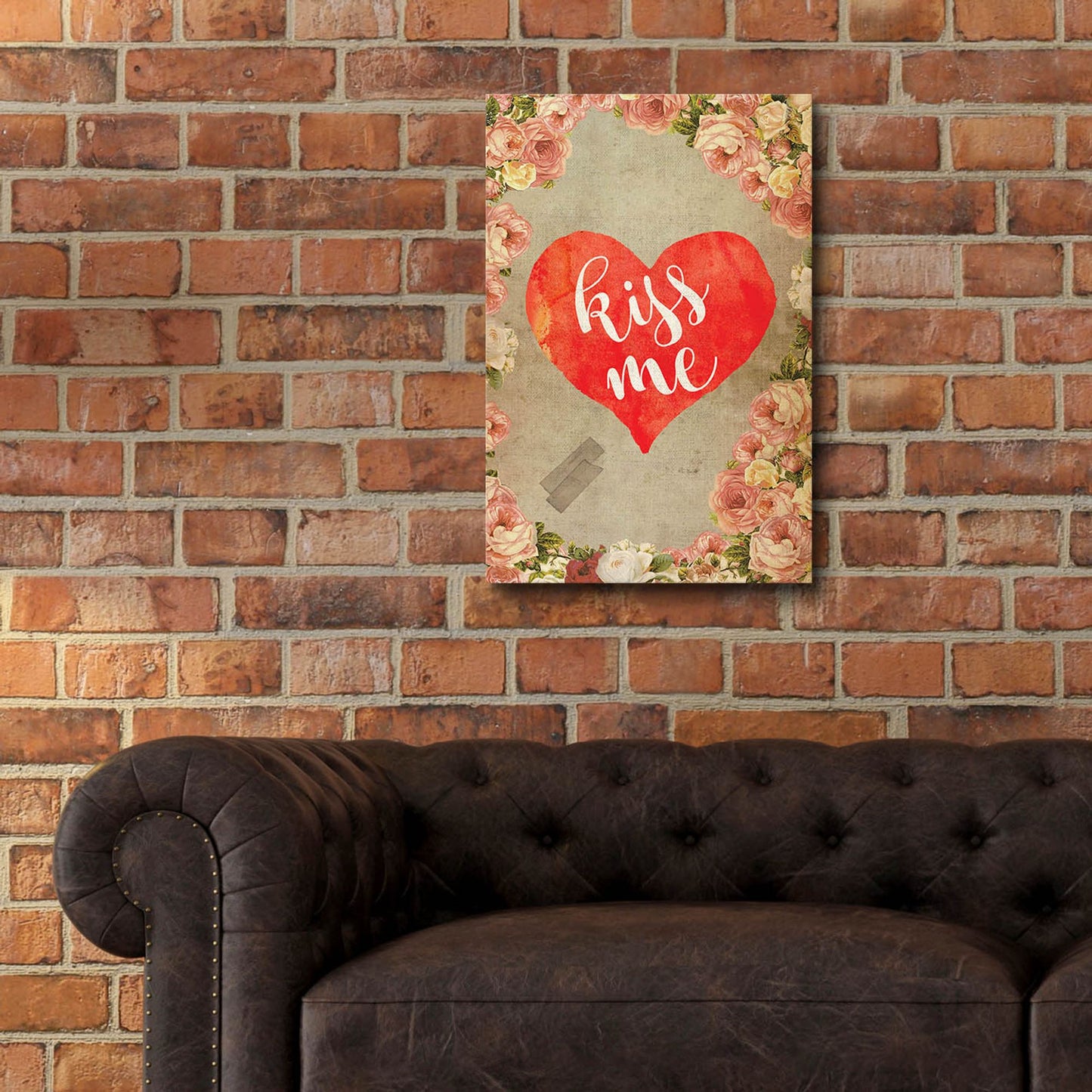 Epic Art 'Kiss Me' by Elo Marc, Acrylic Glass Wall Art,16x24