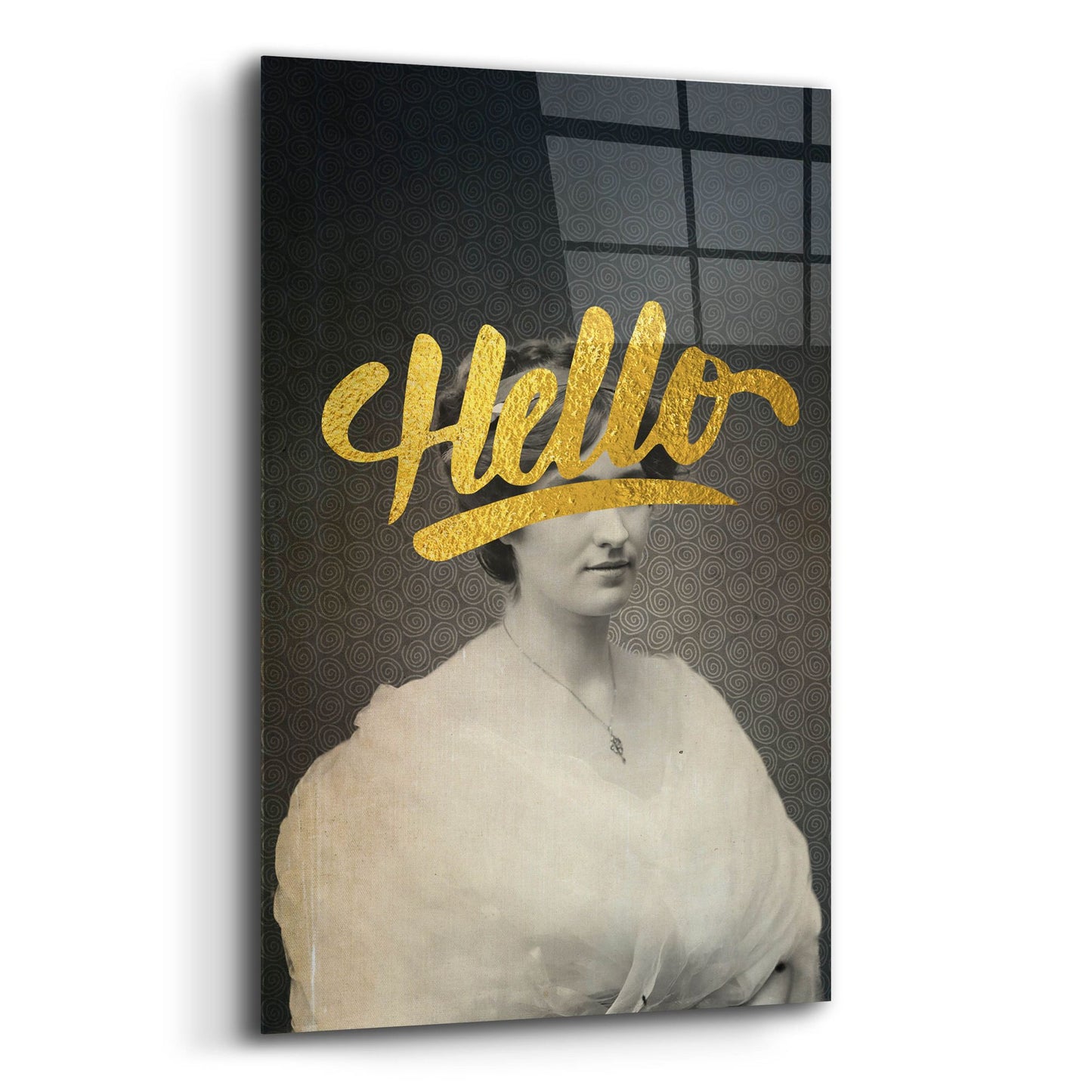 Epic Art 'Hello' by Elo Marc, Acrylic Glass Wall Art,12x16