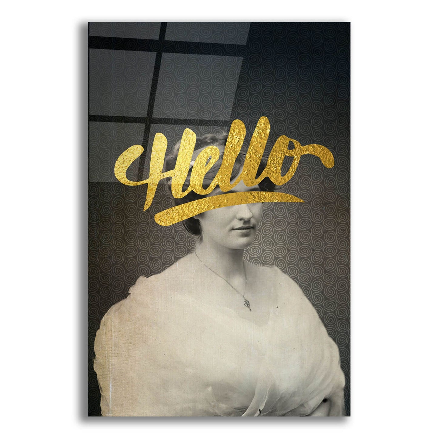 Epic Art 'Hello' by Elo Marc, Acrylic Glass Wall Art,12x16