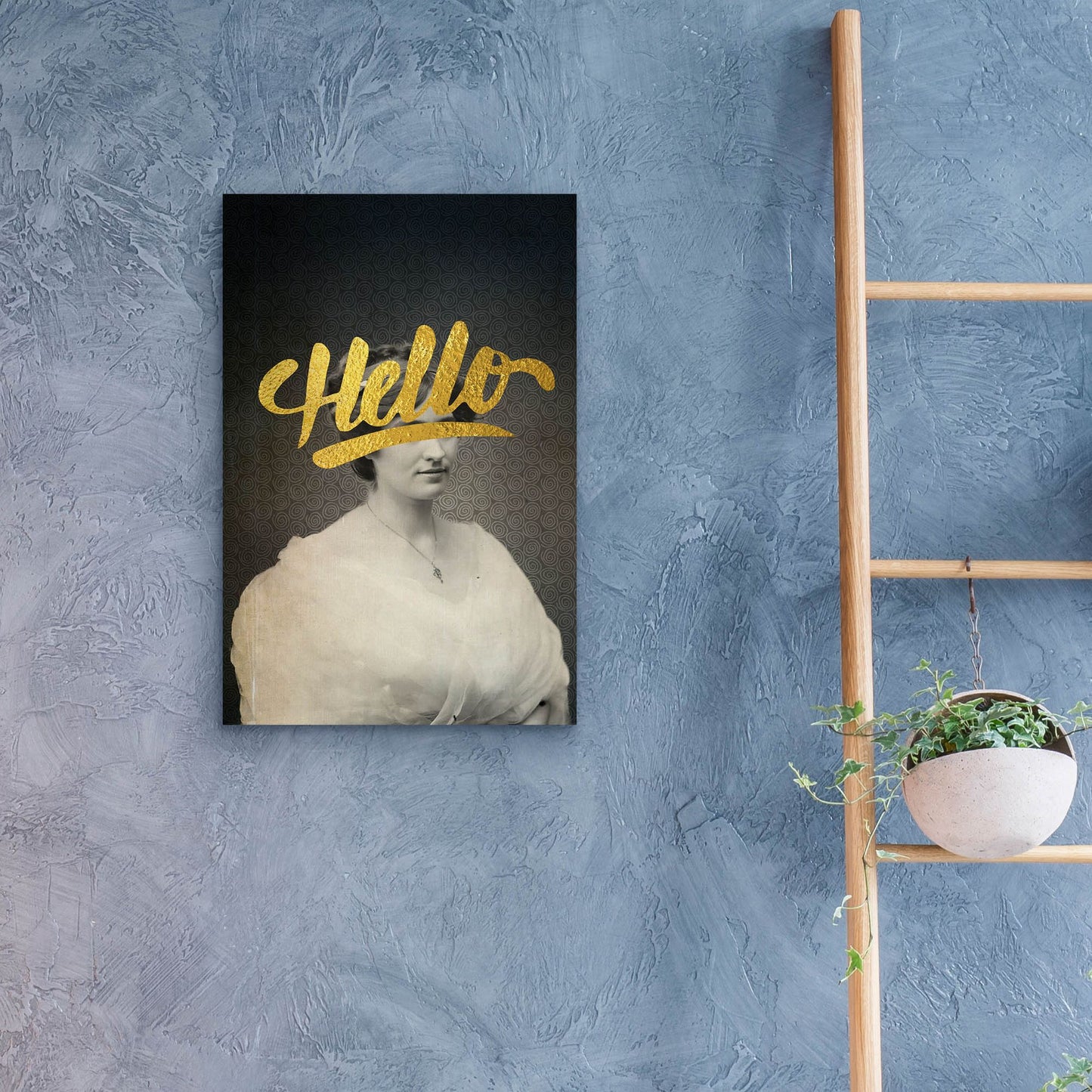 Epic Art 'Hello' by Elo Marc, Acrylic Glass Wall Art,16x24