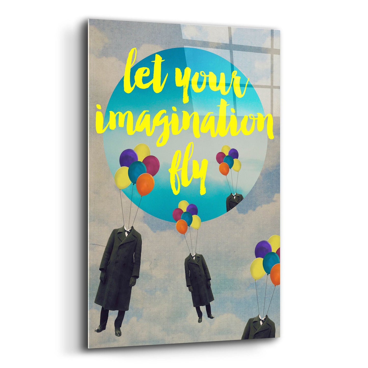 Epic Art 'Let Your Imagination' by Elo Marc, Acrylic Glass Wall Art,12x16