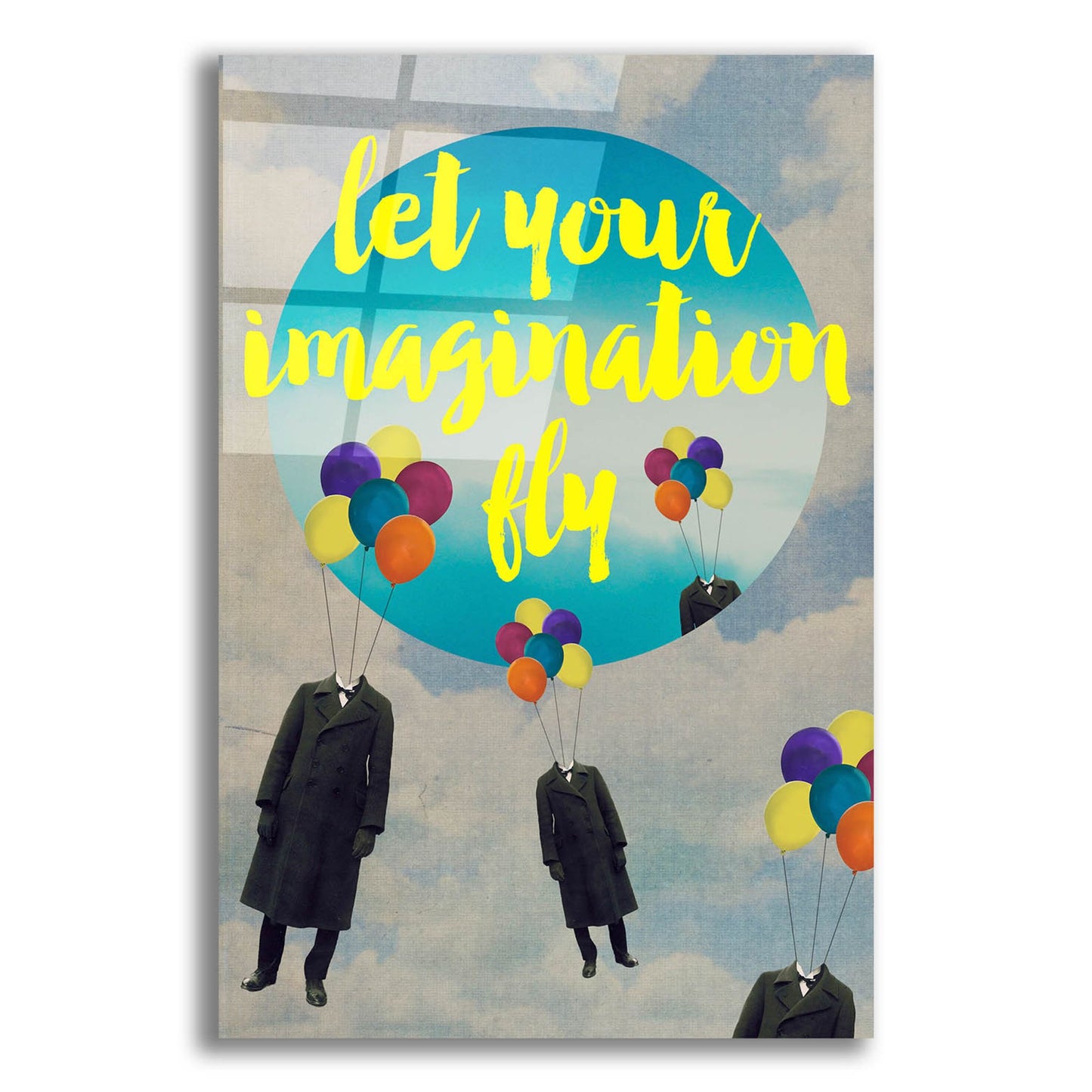 Epic Art 'Let Your Imagination' by Elo Marc, Acrylic Glass Wall Art,12x16