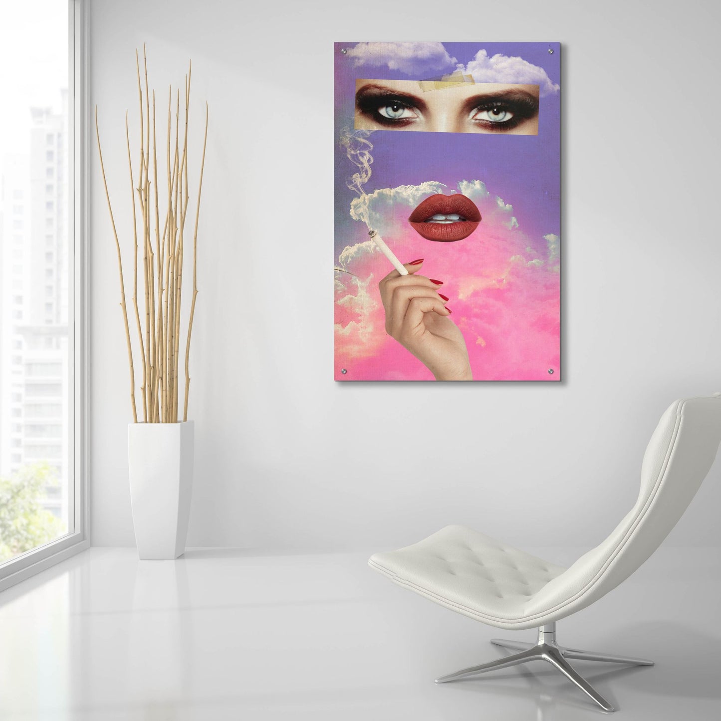 Epic Art 'Vanity' by Elo Marc, Acrylic Glass Wall Art,24x36