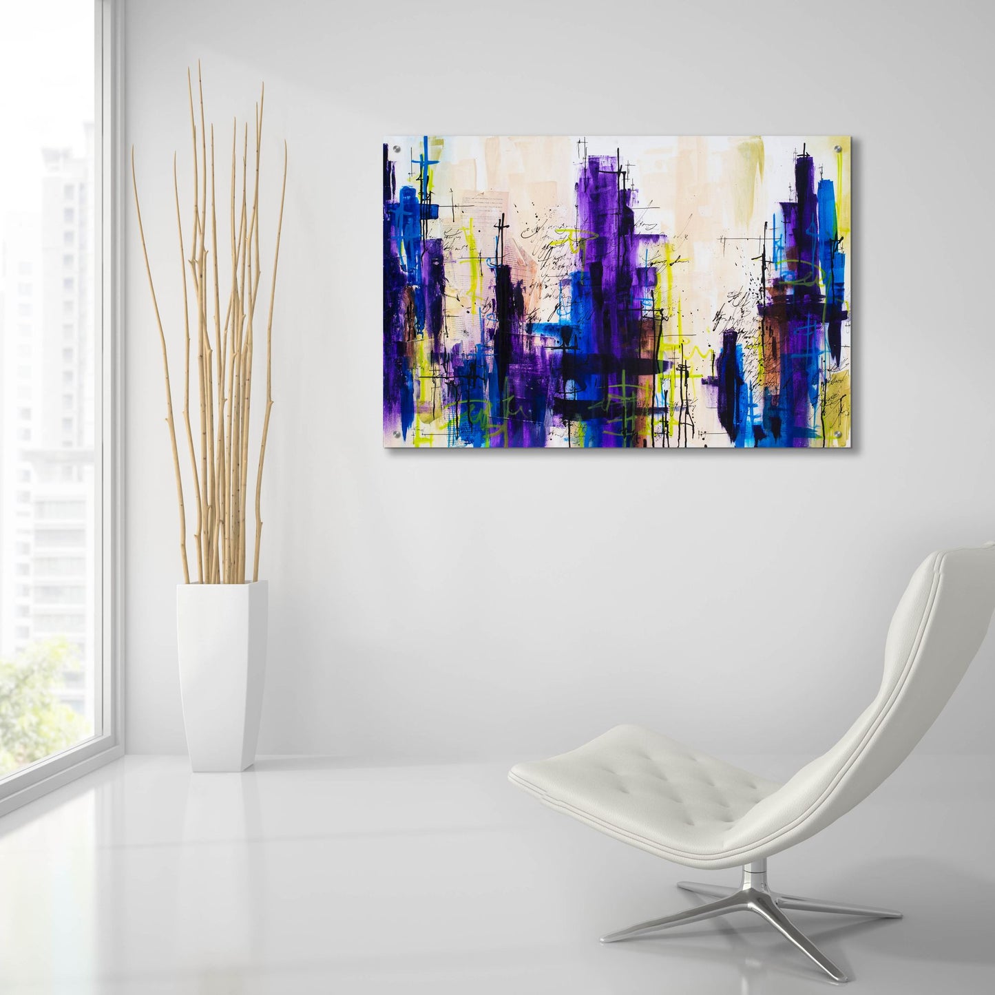 Epic Art 'All That It Sees' by Hanna Bruer, Acrylic Glass Wall Art,36x24