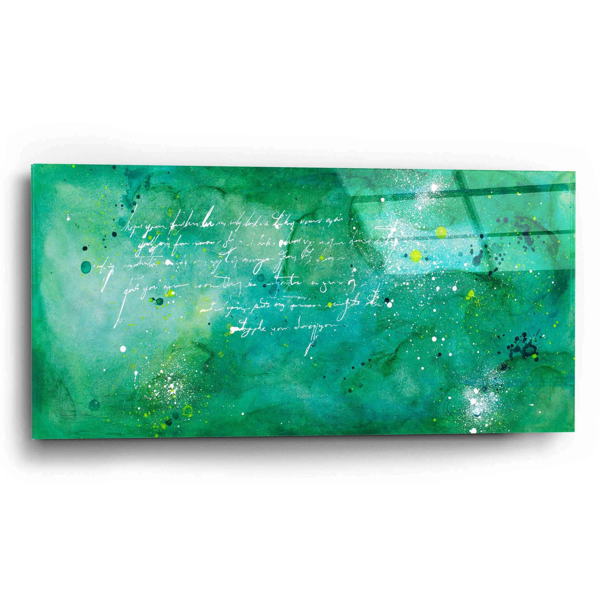 Epic Art 'April Nights' by Hanna Bruer, Acrylic Glass Wall Art,24x12