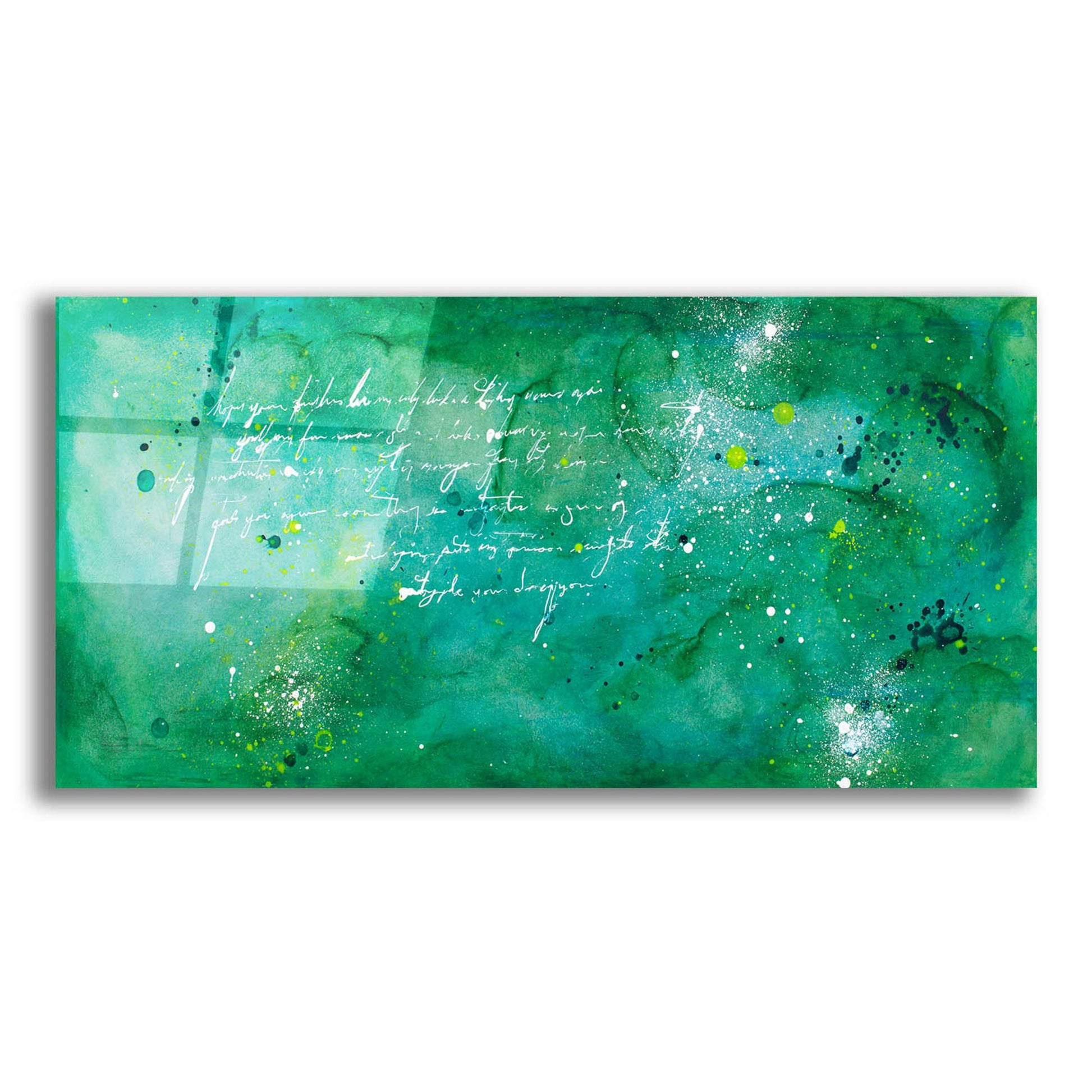 Epic Art 'April Nights' by Hanna Bruer, Acrylic Glass Wall Art,24x12