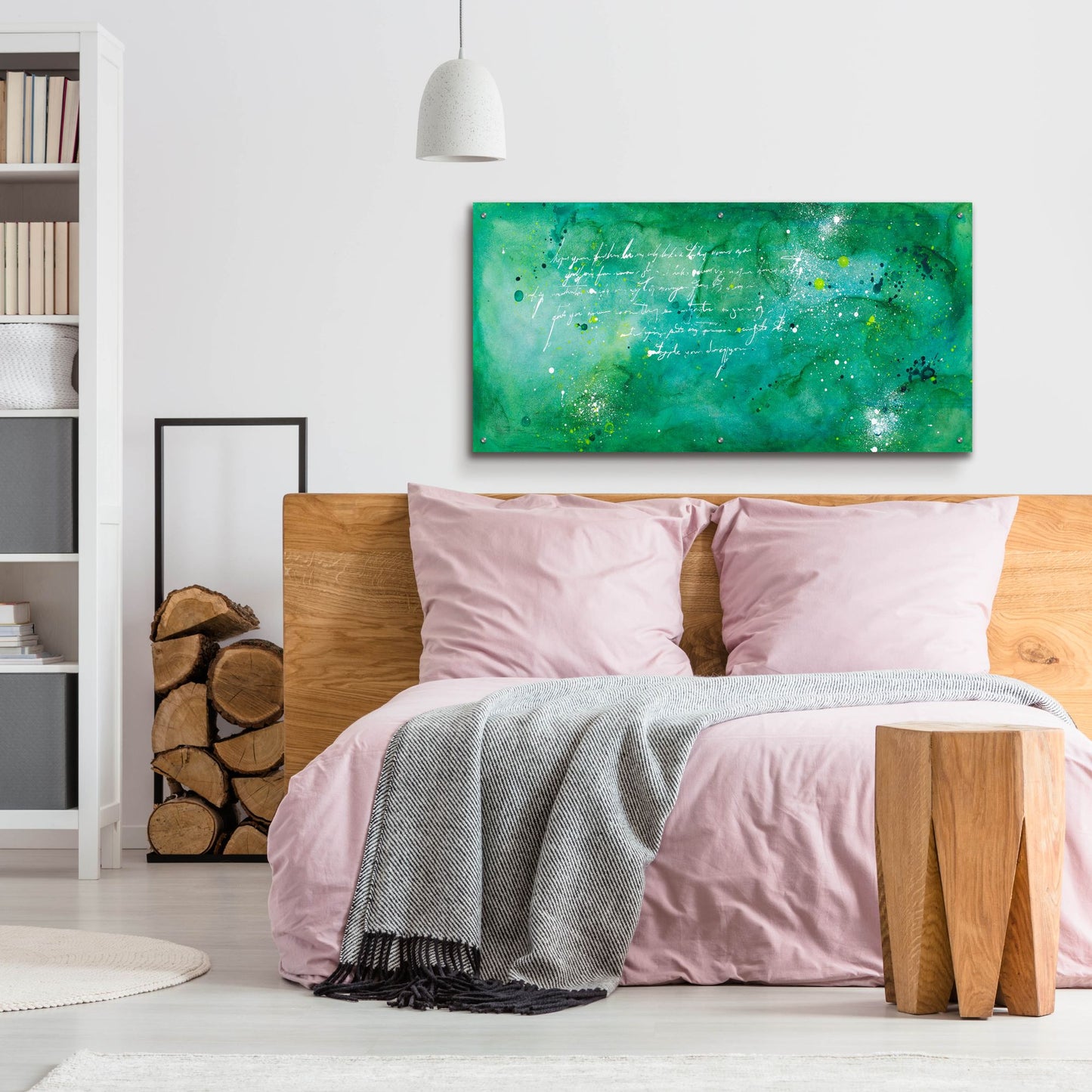 Epic Art 'April Nights' by Hanna Bruer, Acrylic Glass Wall Art,48x24