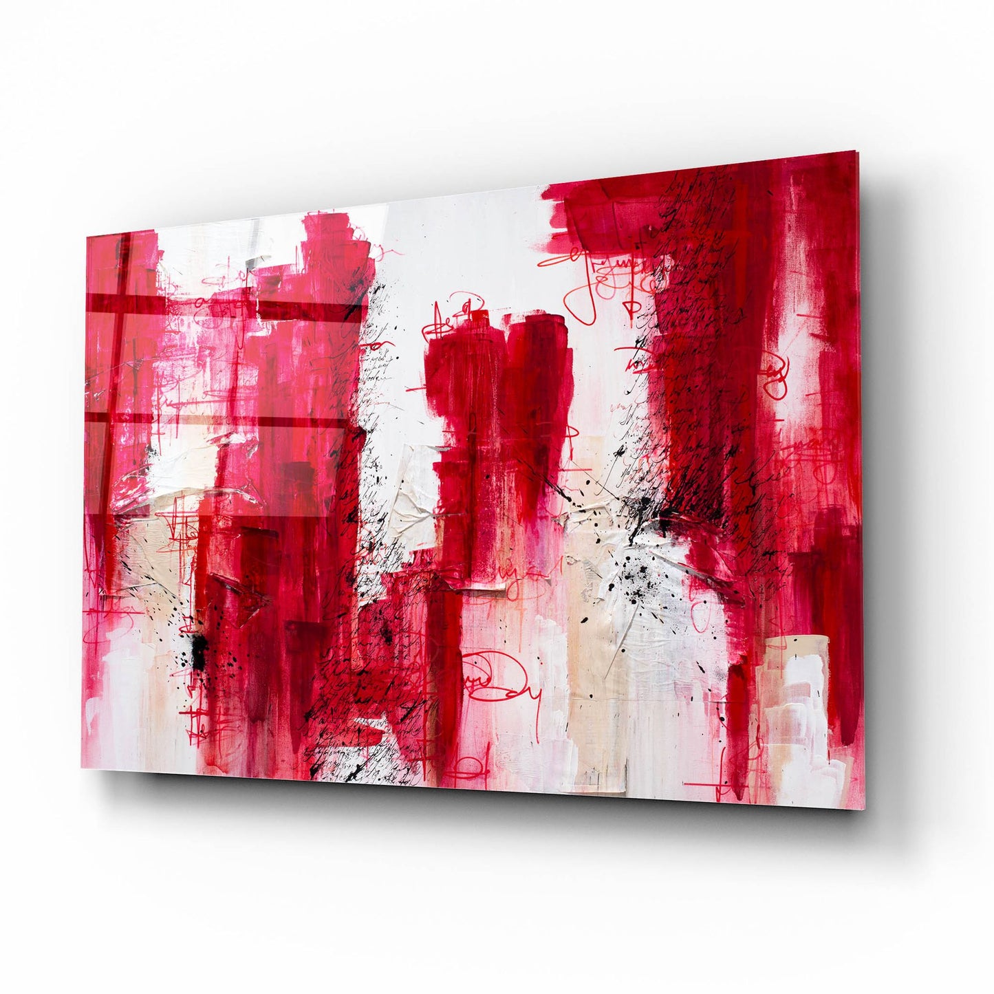 Epic Art 'Fifteen' by Hanna Bruer, Acrylic Glass Wall Art,16x12