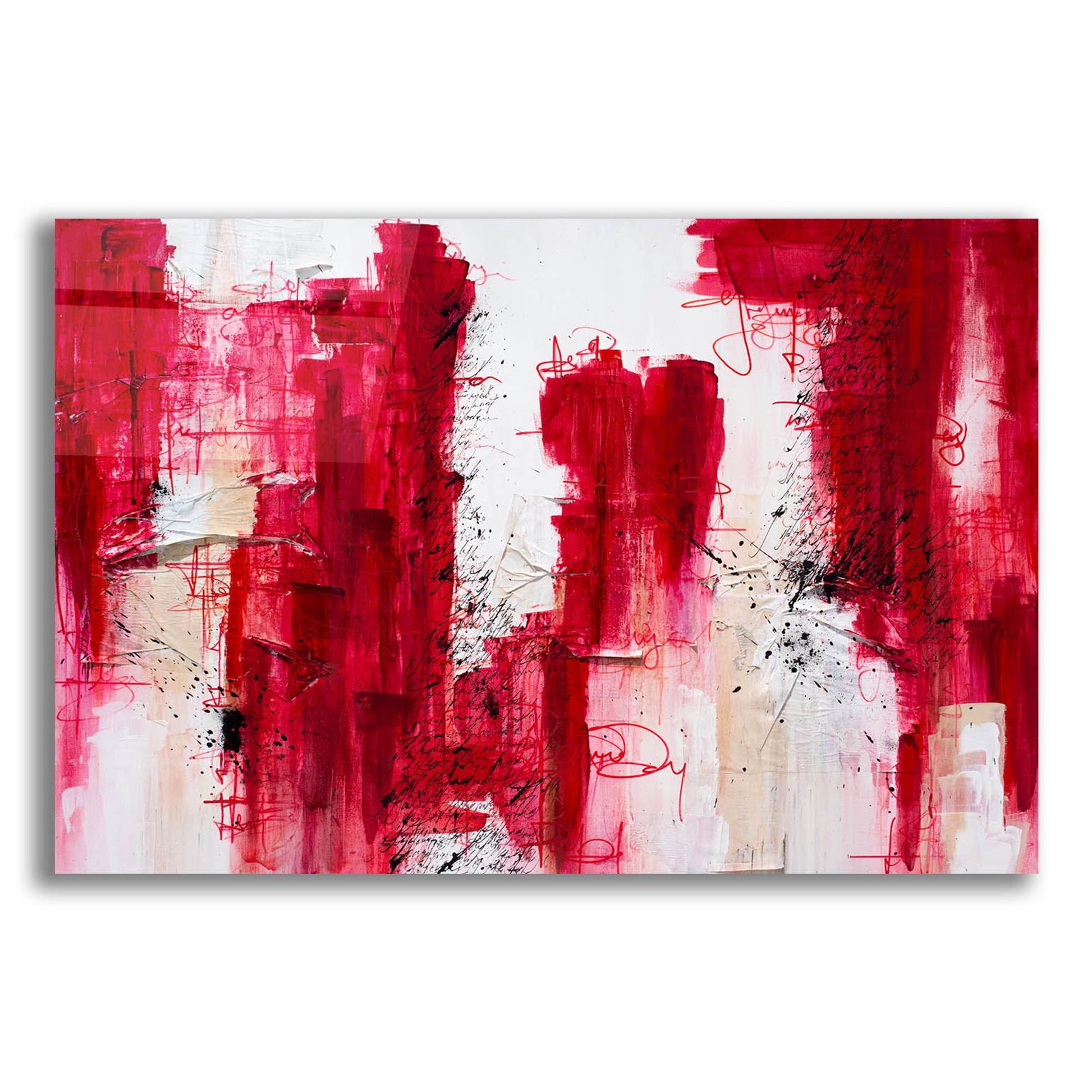 Epic Art 'Fifteen' by Hanna Bruer, Acrylic Glass Wall Art,16x12