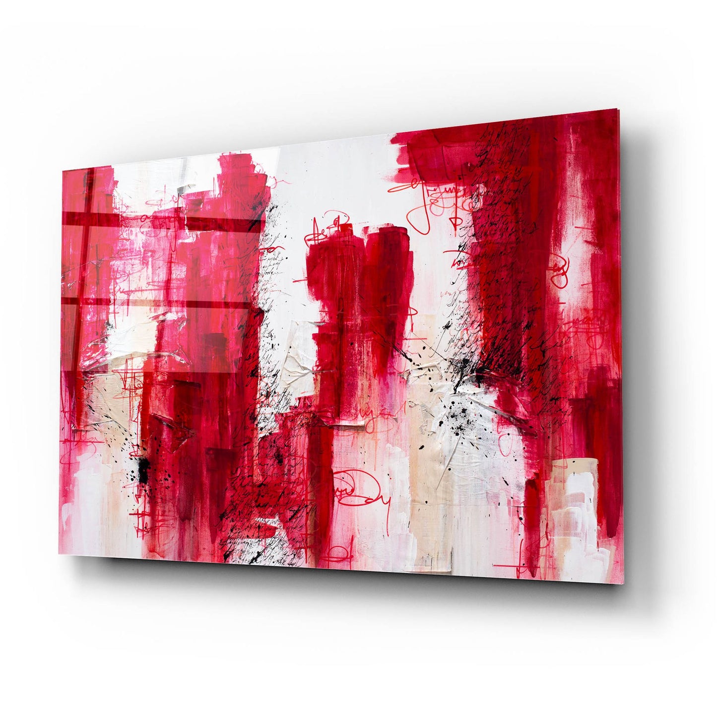 Epic Art 'Fifteen' by Hanna Bruer, Acrylic Glass Wall Art,24x16