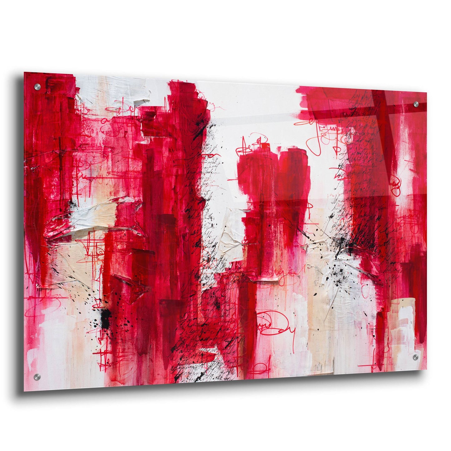 Epic Art 'Fifteen' by Hanna Bruer, Acrylic Glass Wall Art,36x24