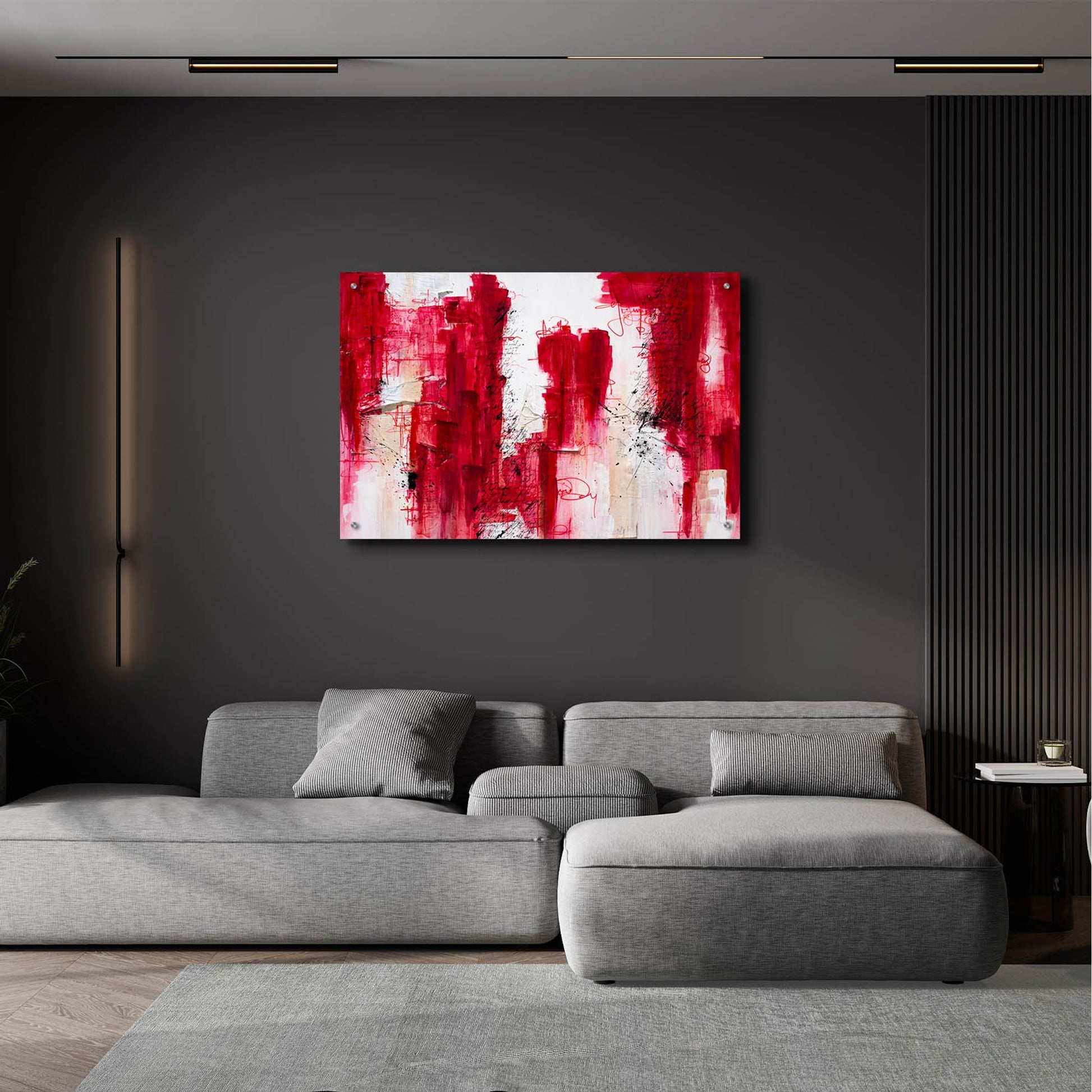 Epic Art 'Fifteen' by Hanna Bruer, Acrylic Glass Wall Art,36x24