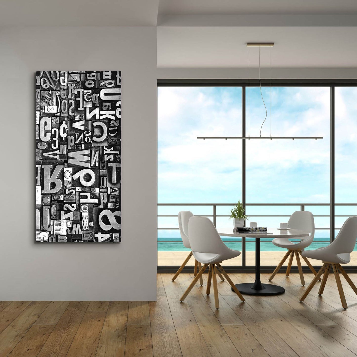 Epic Art 'Typography Photography 2' by Holli Conger, Acrylic Glass Wall Art,24x48