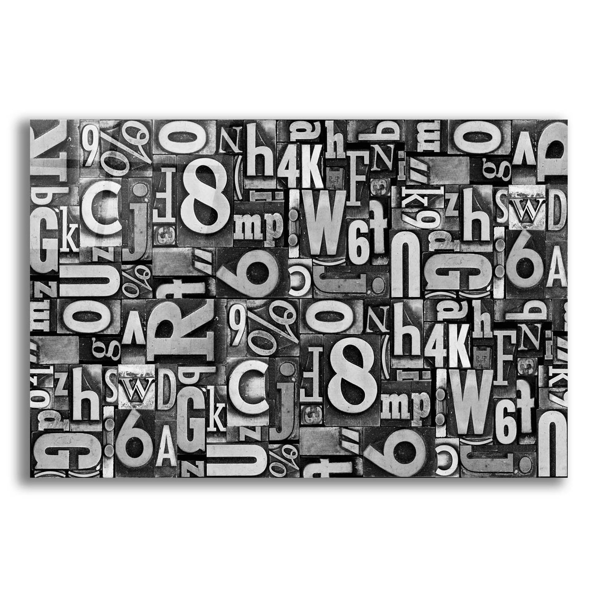 Epic Art 'Typography Photography repeat 1' by Holli Conger, Acrylic Glass Wall Art,24x16