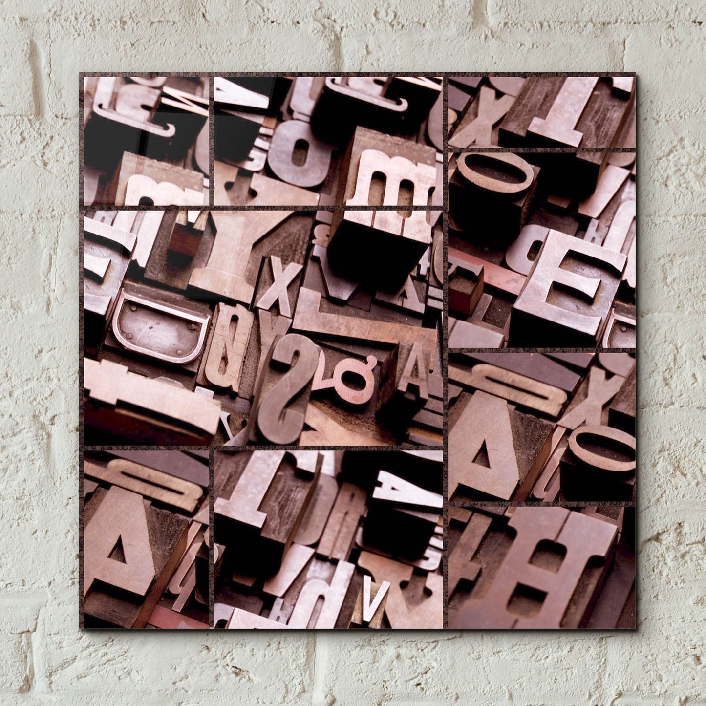 Epic Art 'Typography Photography repeat 5' by Holli Conger, Acrylic Glass Wall Art,12x12