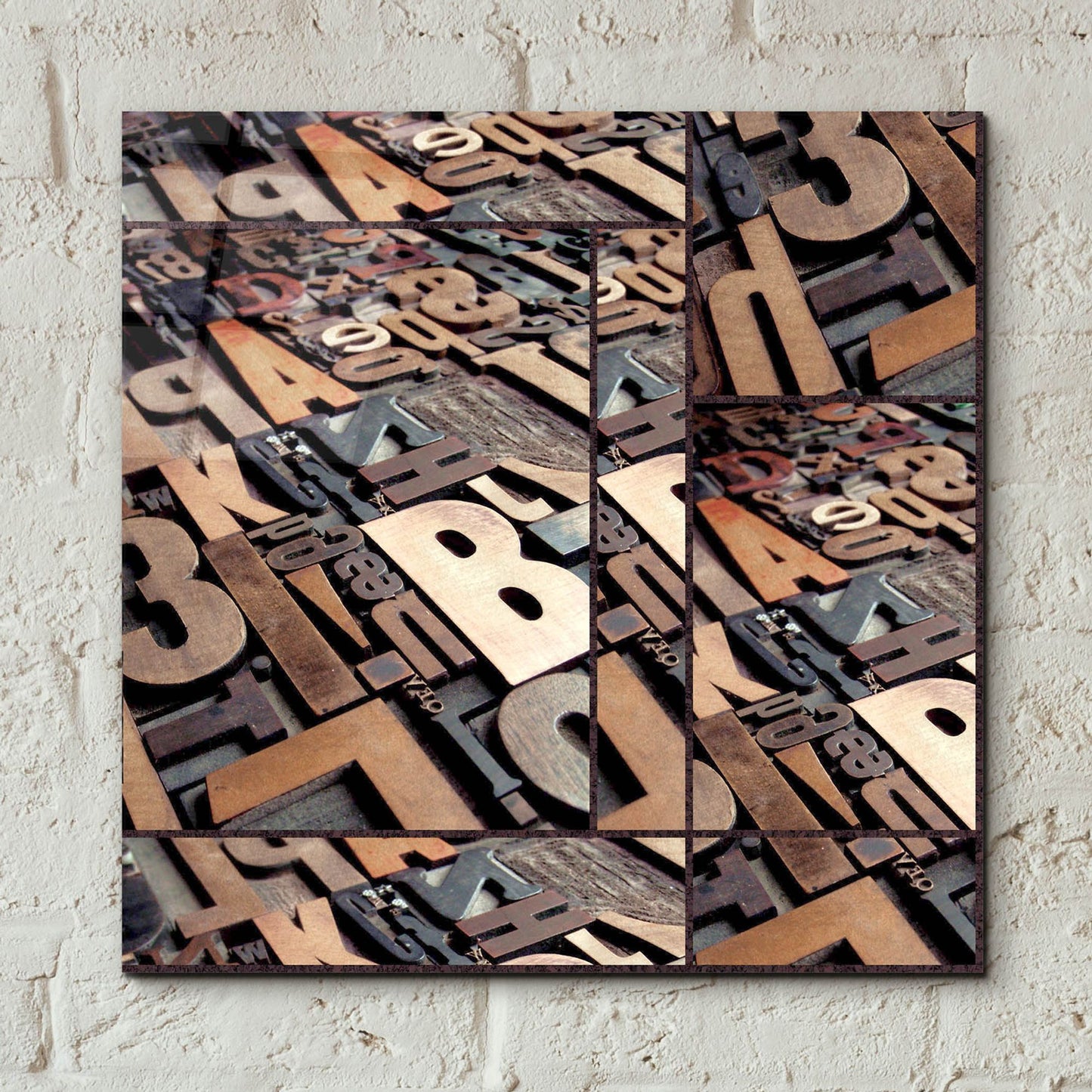 Epic Art 'Typography Photography repeat 8' by Holli Conger, Acrylic Glass Wall Art,12x12