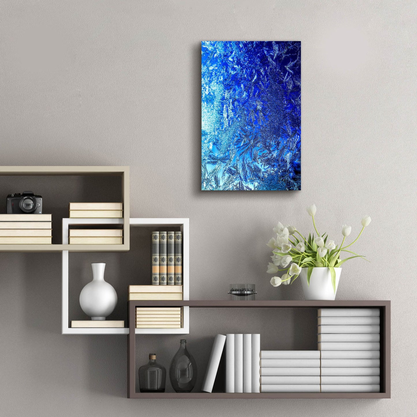 Epic Art 'Windshield Ice Blue 1' by IMB, Acrylic Glass Wall Art,16x24