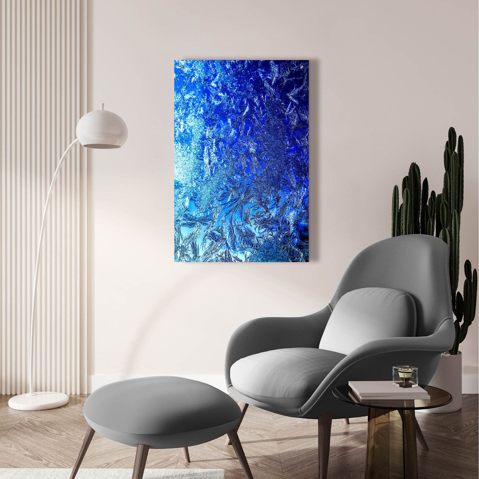 Epic Art 'Windshield Ice Blue 1' by IMB, Acrylic Glass Wall Art,24x36