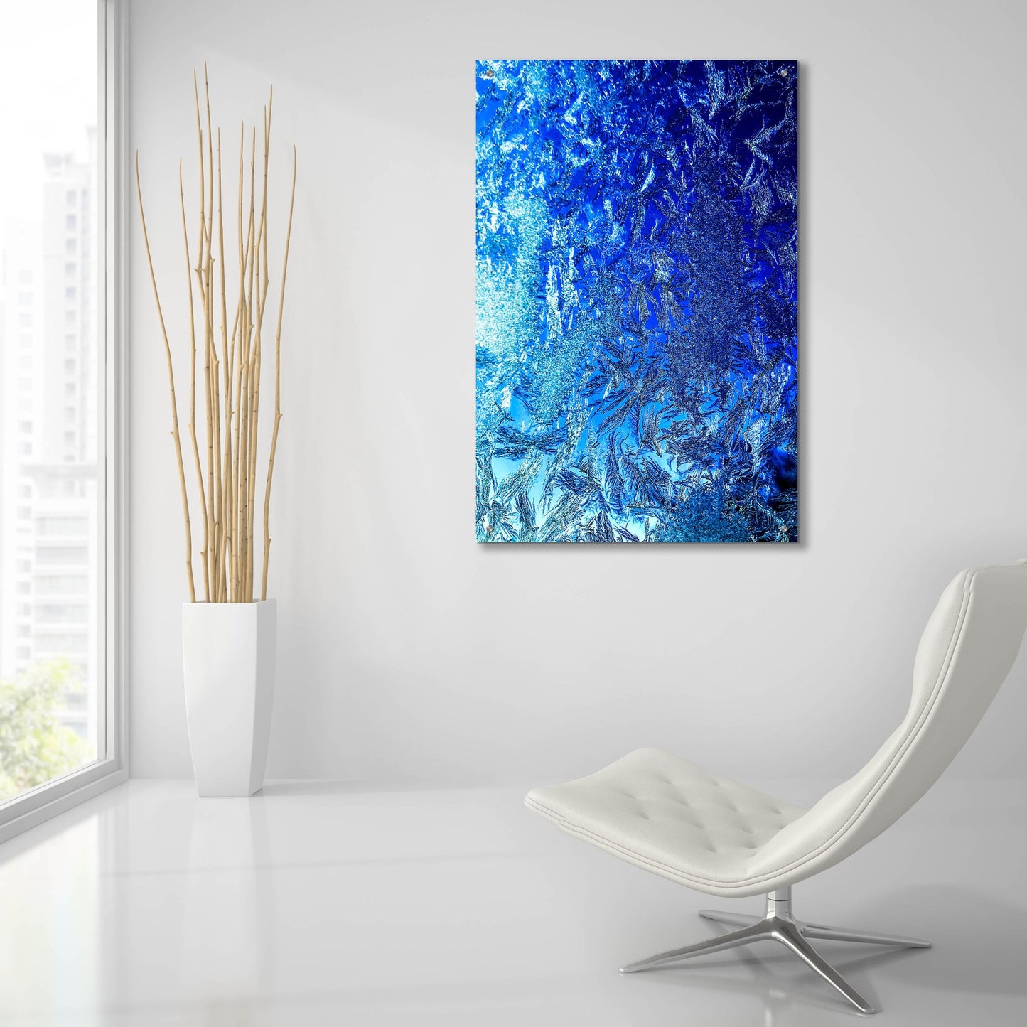 Epic Art 'Windshield Ice Blue 1' by IMB, Acrylic Glass Wall Art,24x36