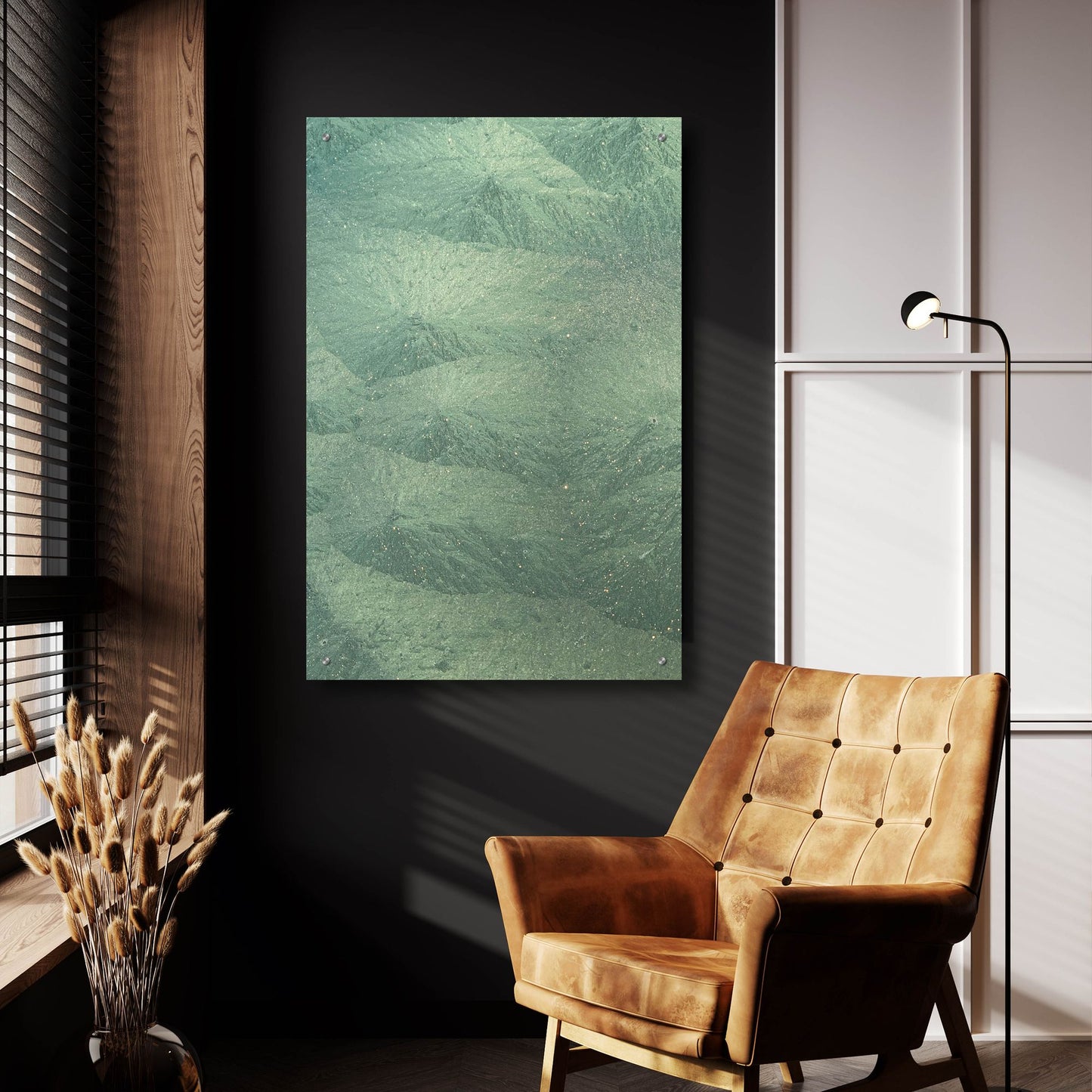 Epic Art 'Windshield Ice Green 1' by IMB, Acrylic Glass Wall Art,24x36