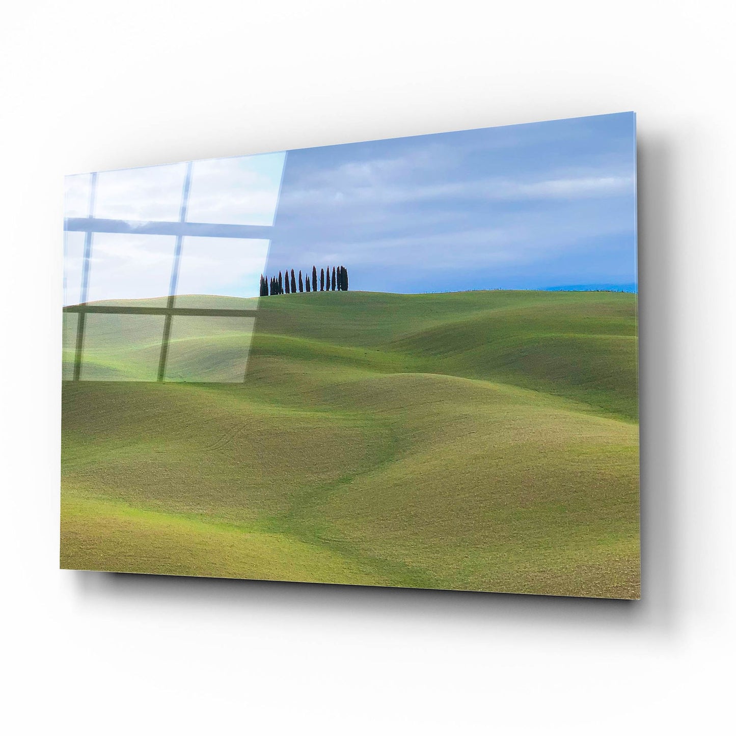 Epic Art 'Val d'Orcia Respite' by IMB, Acrylic Glass Wall Art,16x12