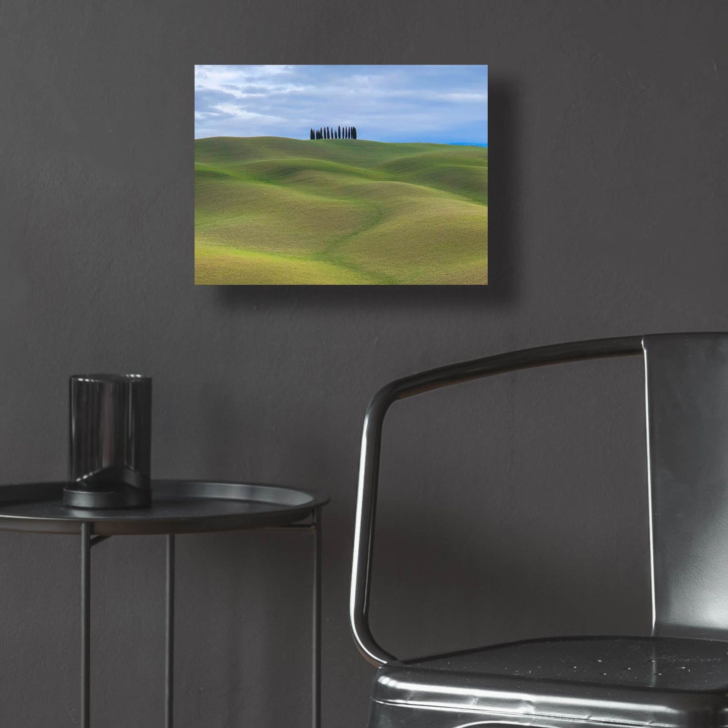 Epic Art 'Val d'Orcia Respite' by IMB, Acrylic Glass Wall Art,16x12