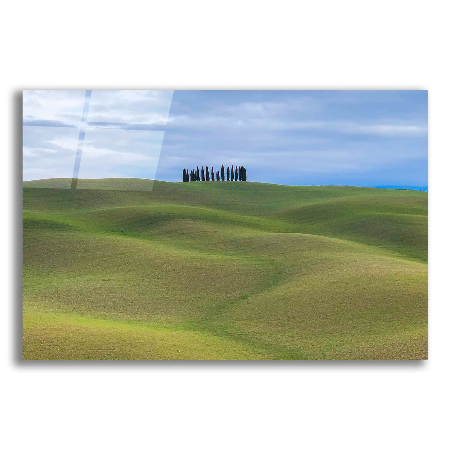 Epic Art 'Val d'Orcia Respite' by IMB, Acrylic Glass Wall Art,16x12