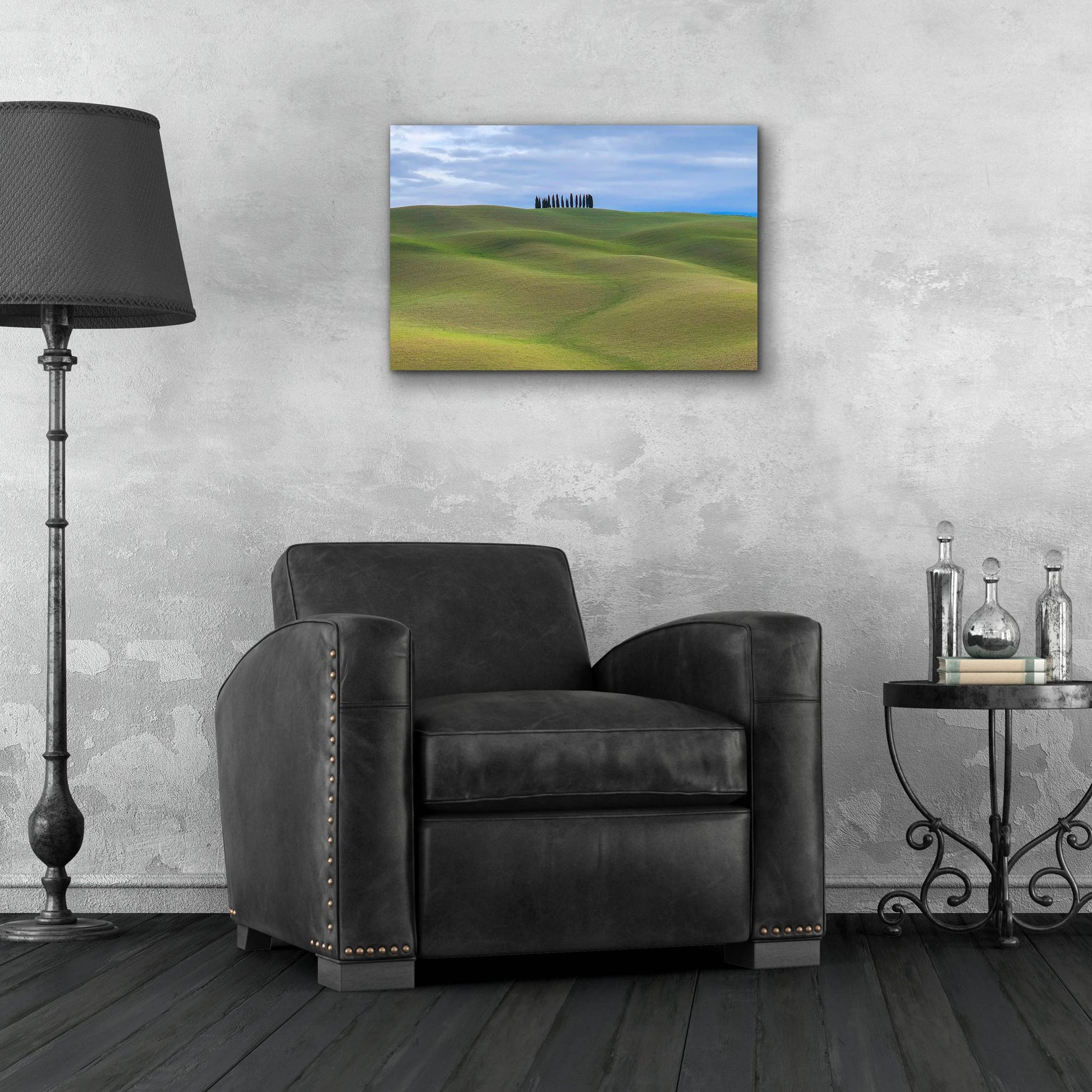 Epic Art 'Val d'Orcia Respite' by IMB, Acrylic Glass Wall Art,24x16