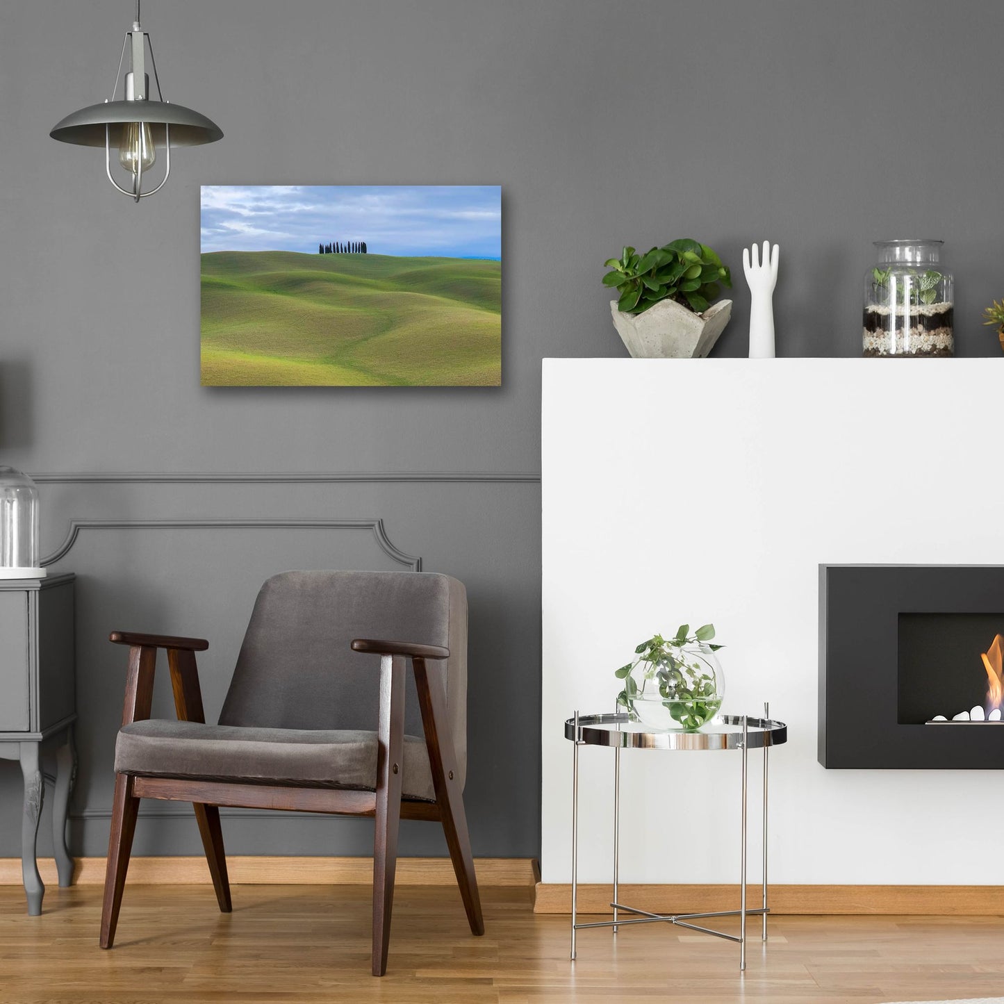 Epic Art 'Val d'Orcia Respite' by IMB, Acrylic Glass Wall Art,24x16